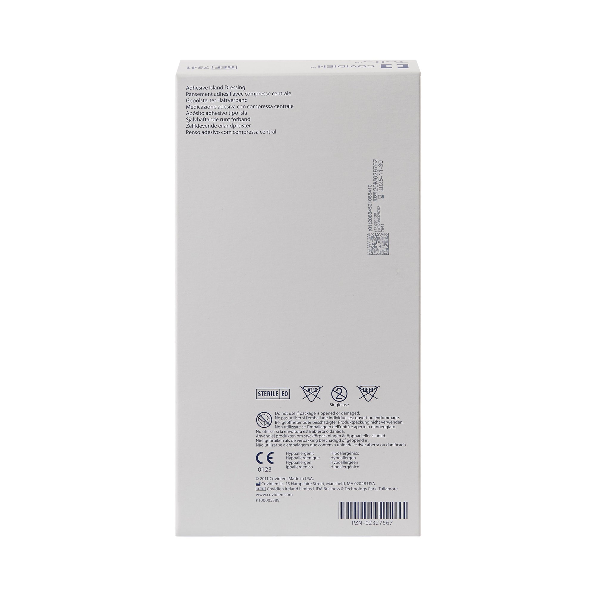 Cardinal - 7541 Telfa™ White Adhesive Dressing