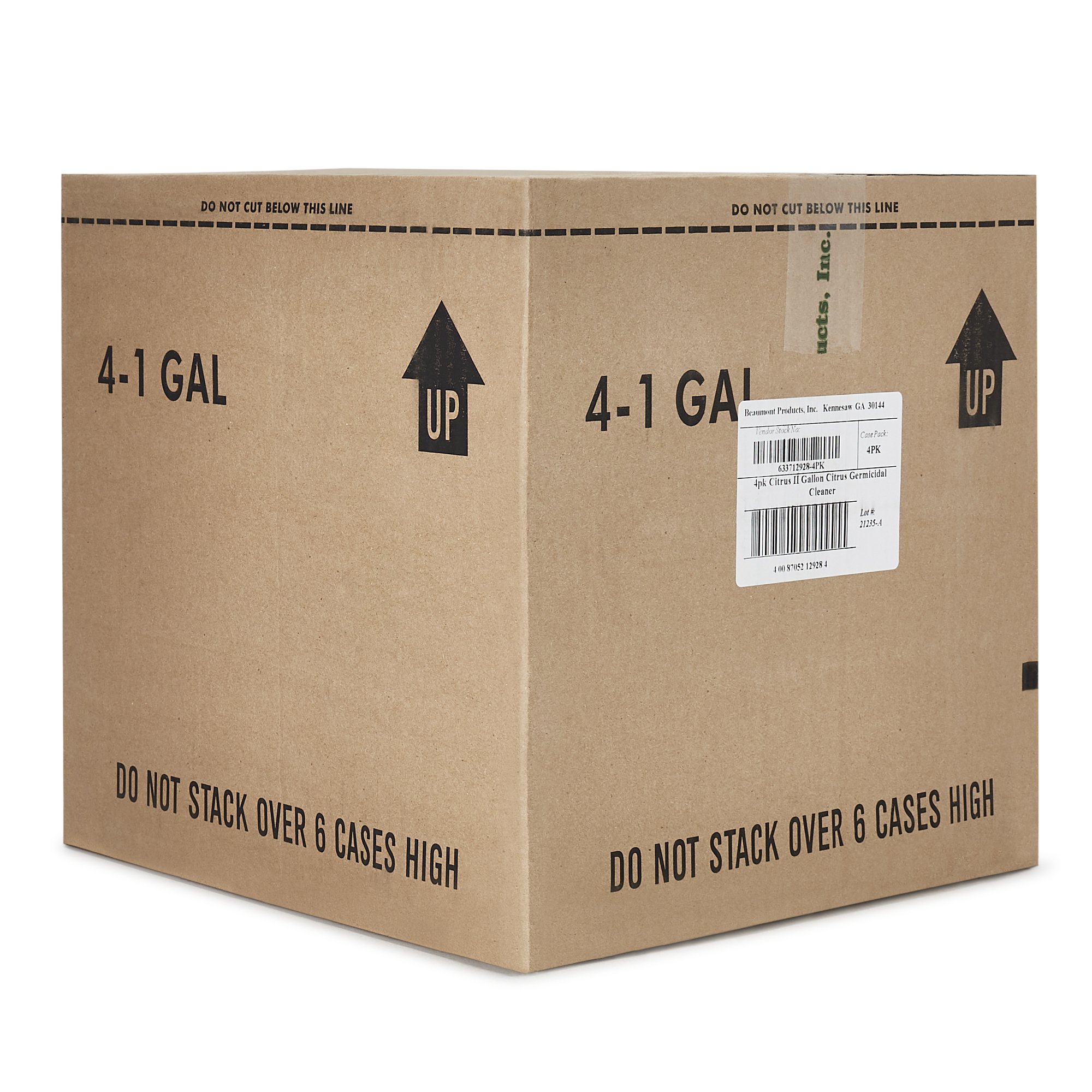 Beaumont Products 633712928 - Citrus II® Hospiral Germicidal Deodorizing Cleaner, 1 gal. Jug - 1/Gallon, 4/Case