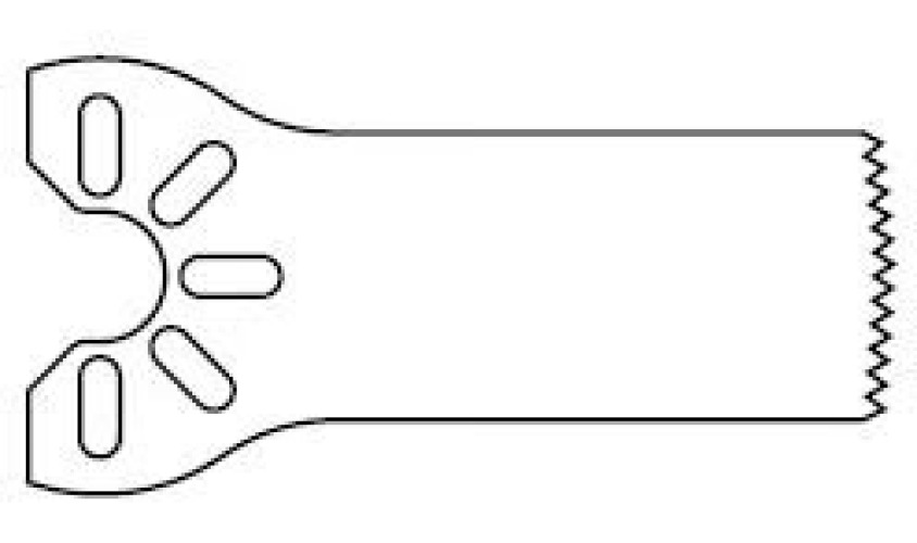 Stryker - 2296003212 Saw Blade Precision™ Medium Narrow, Aggressive