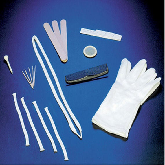 DeRoyal - 31-127 Infection Control Glove One Size Fits Most Cotton White Wrist Length Hemmed Cuff Sterile Pair