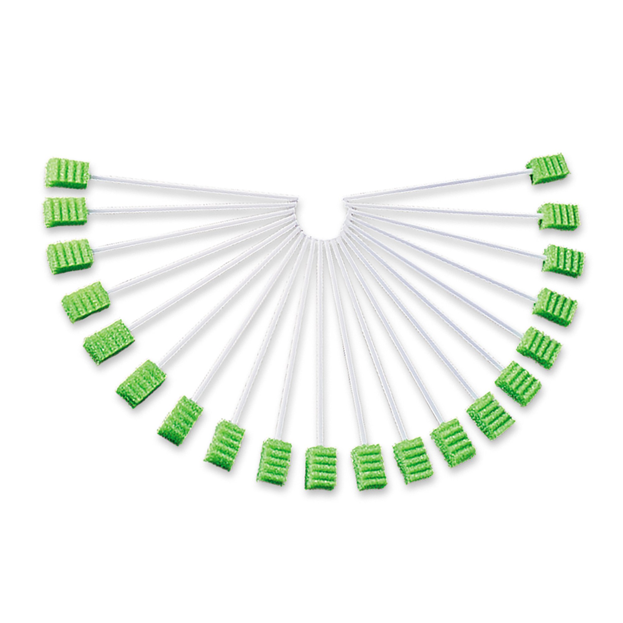 Sage Products 6070 - Toothette Plus Oral Swabsticks Foam Tip Untreated - 1/Each, 200/Box, 800/Case