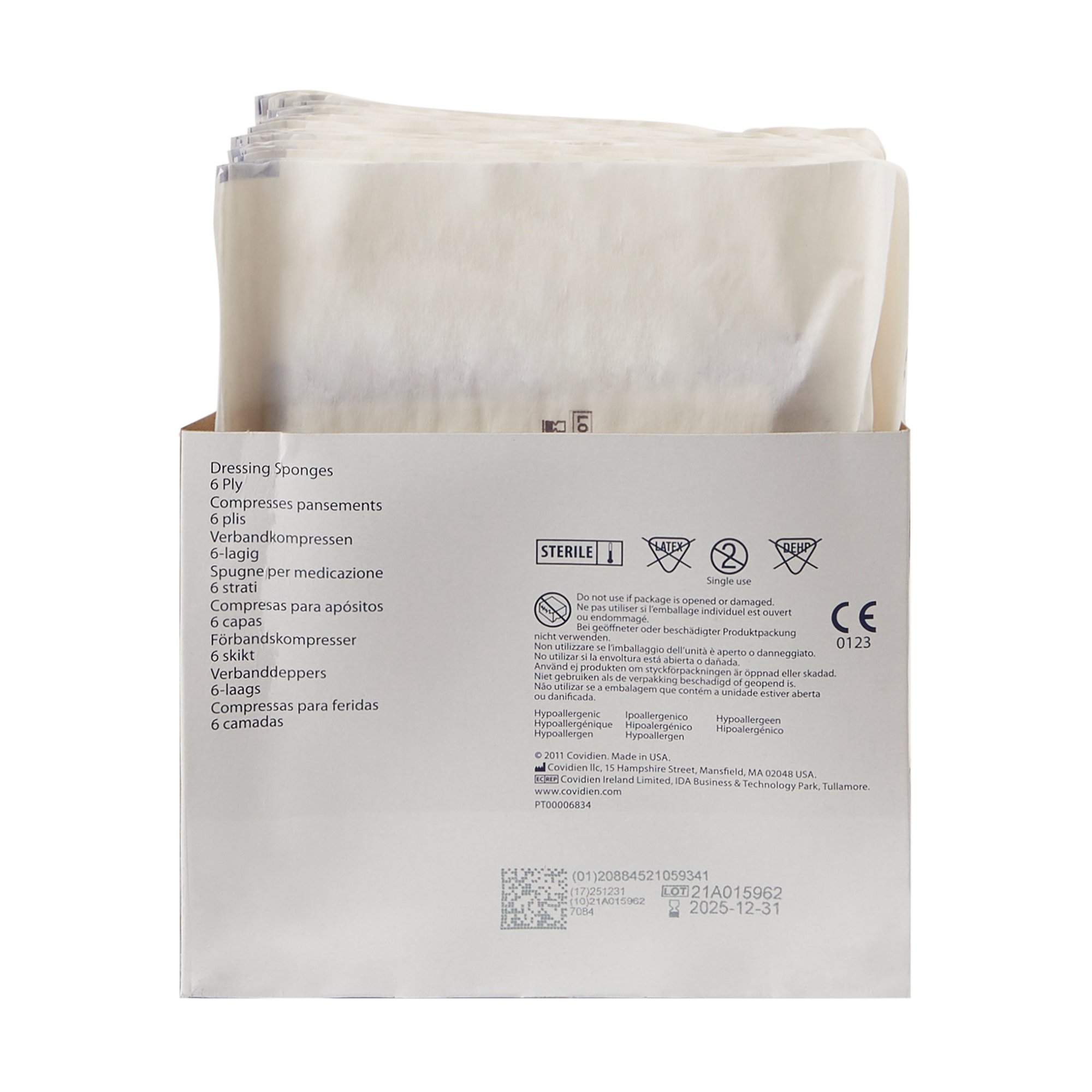 Curity Nonwoven Sponge 7084- by Cardinal