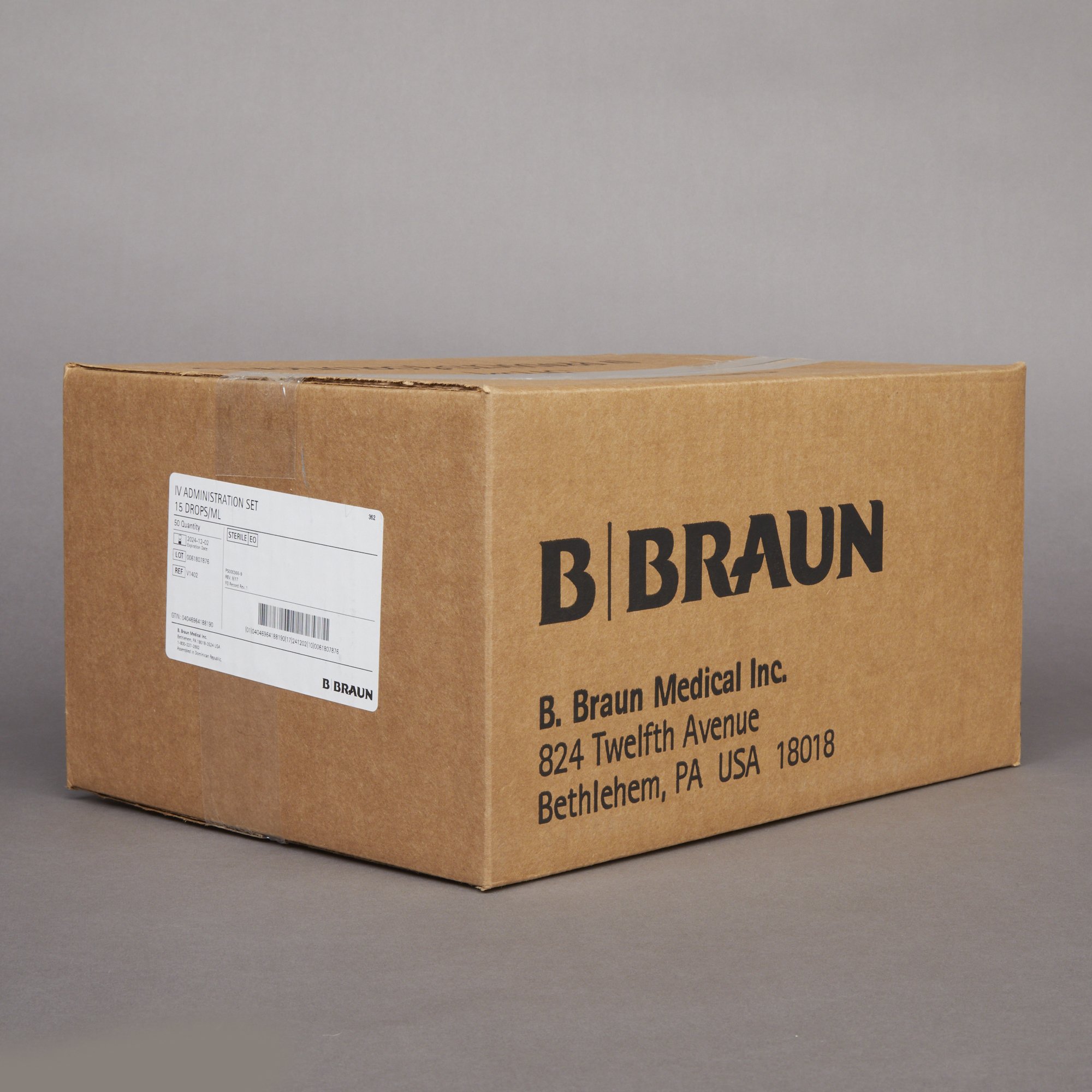 B. Braun V1402 - BBraun Administration Set - 1/Each, 50/Case