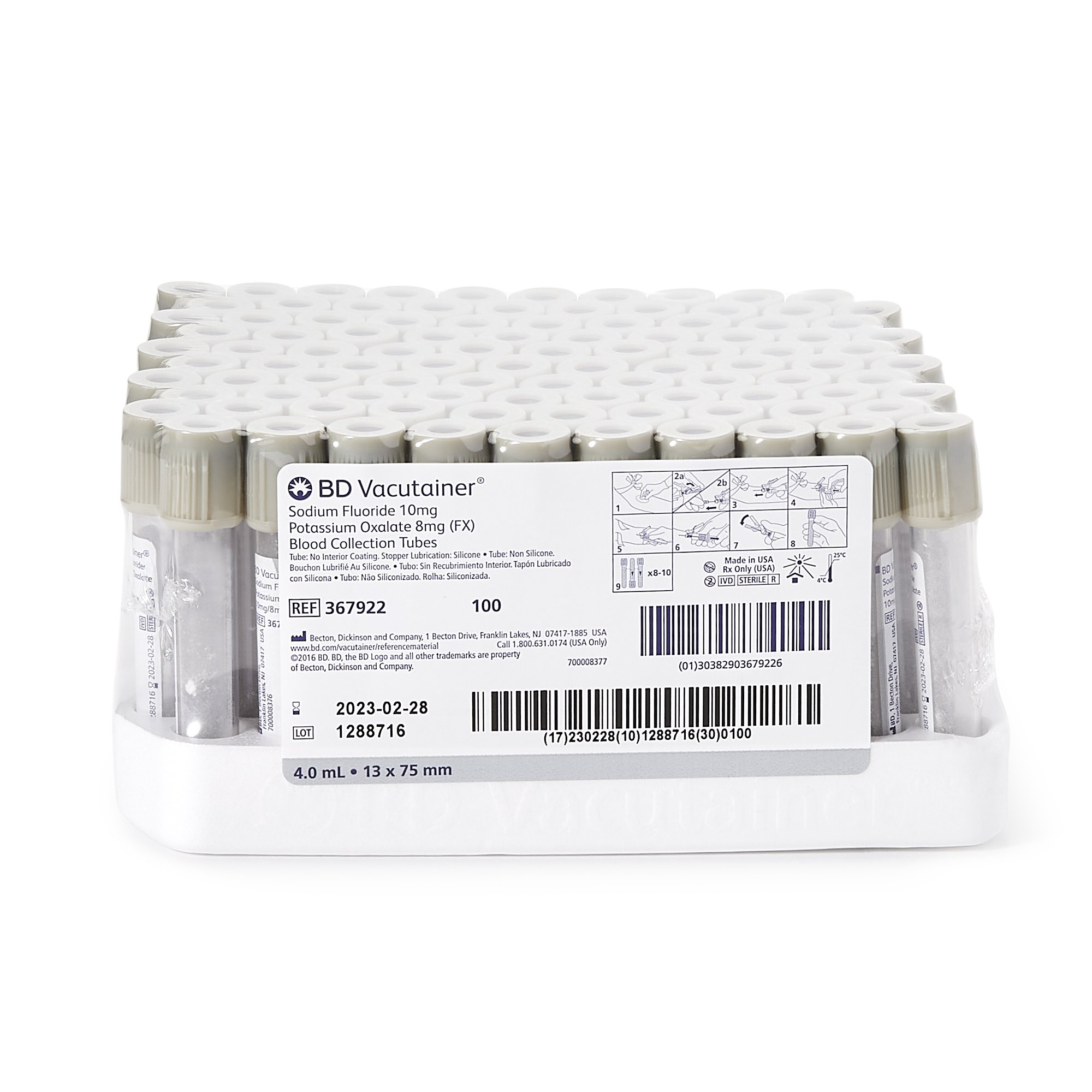 BD Vacutainer Venous Blood Collection Tube 367922 by BD