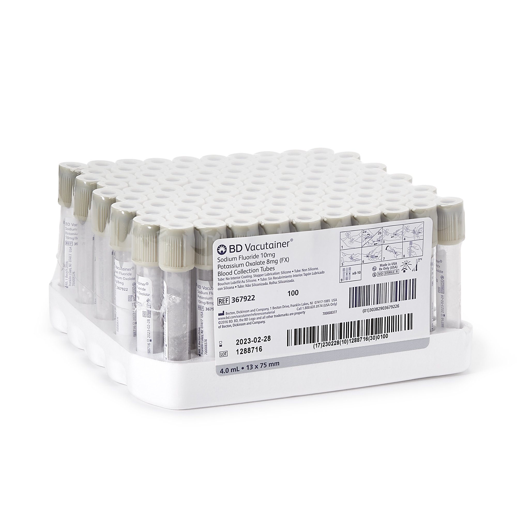 BD Vacutainer Venous Blood Collection Tube 367922 by BD