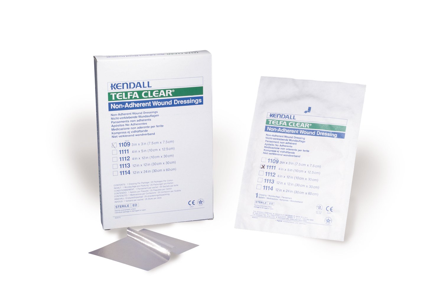 Cardinal 1111 - Telfa Clear® Nonadherent Dressing, 4 x 5 Inch - 1/Each, 25/Carton, 50/Case