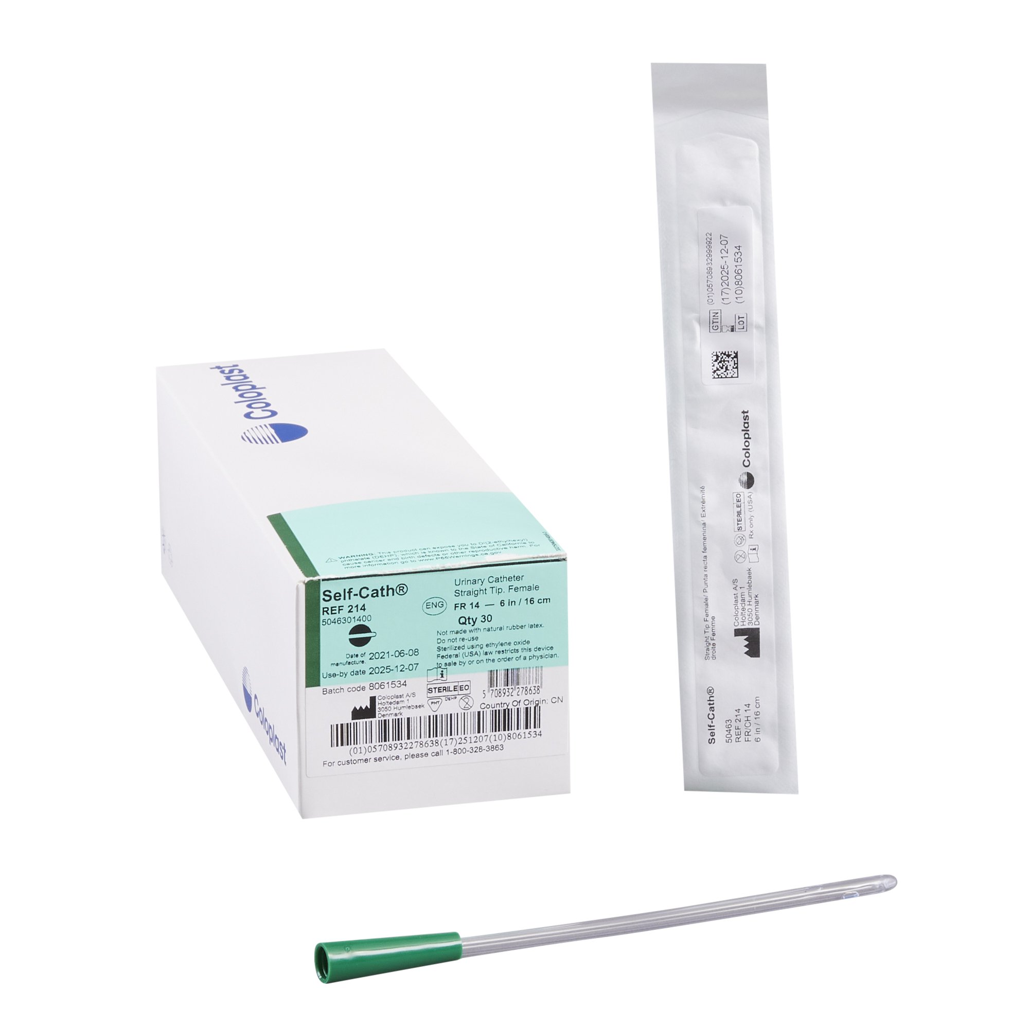 Coloplast - 214 Self-Cath® Female Urethral Catheter