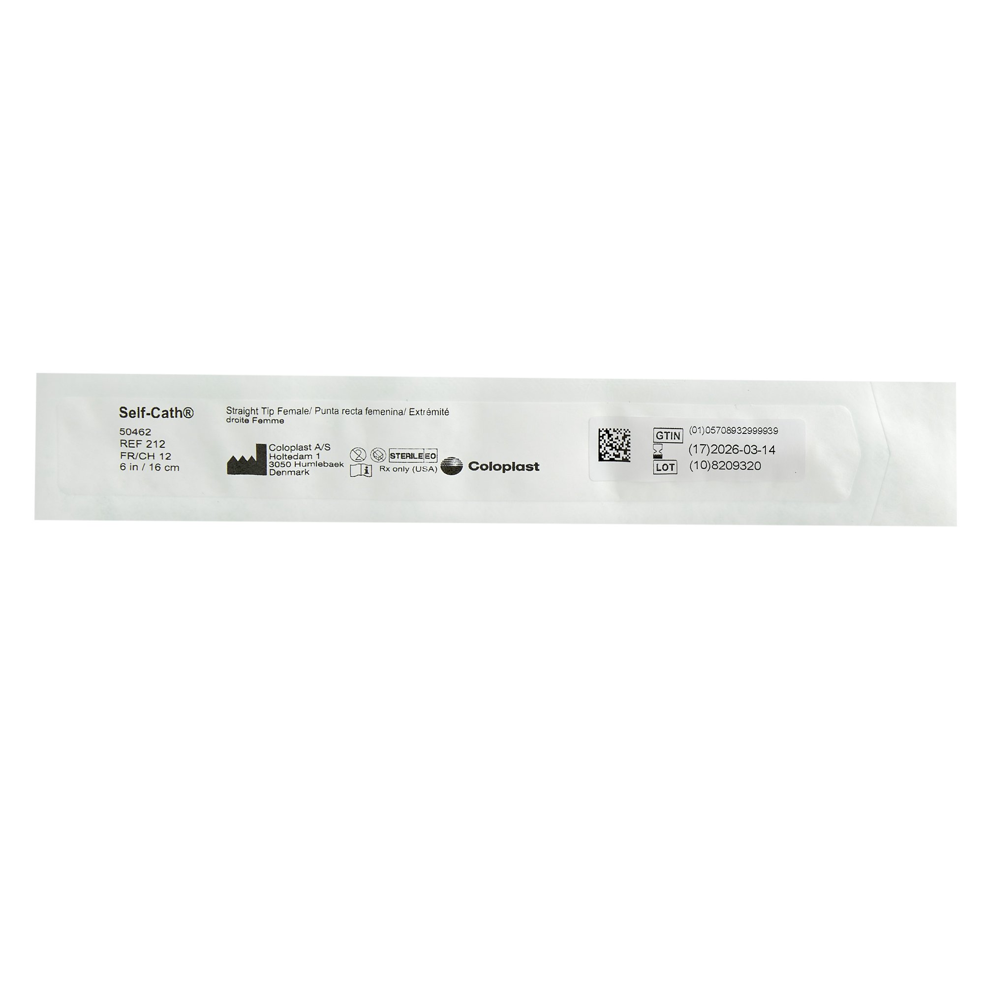 Self-Cath Urethral Catheter 212 by Coloplast