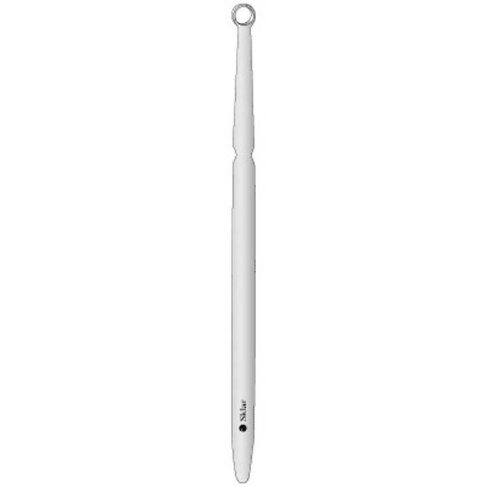 Sklar - 96-1190 Dermal Curette Sklar® 5-1/2 Inch Length Round Handle 2 mm Tip Straight Blunt Round Loop Tip