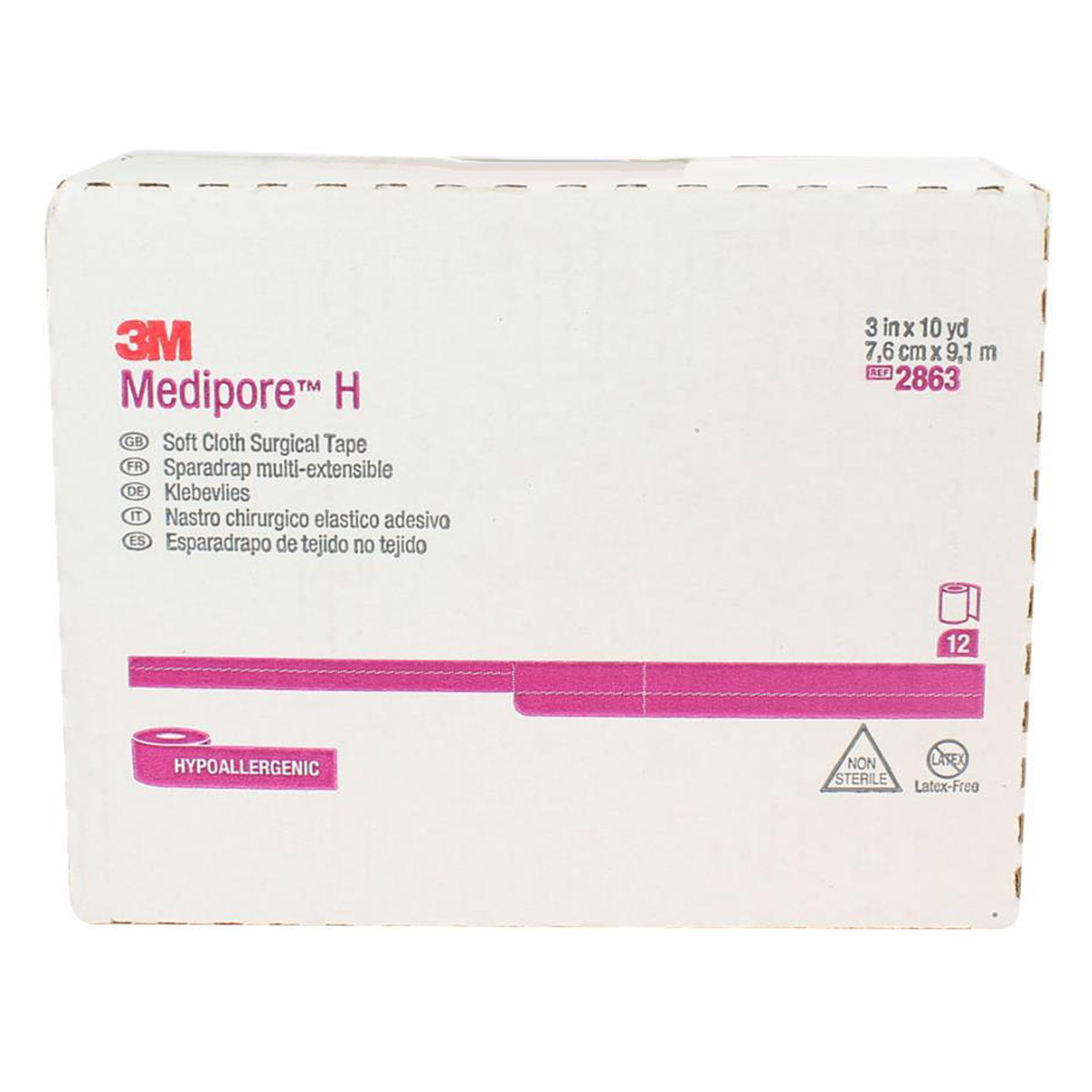 Solventum Corporation - 2863 3M™ Medipore™ H Cloth Medical Tape