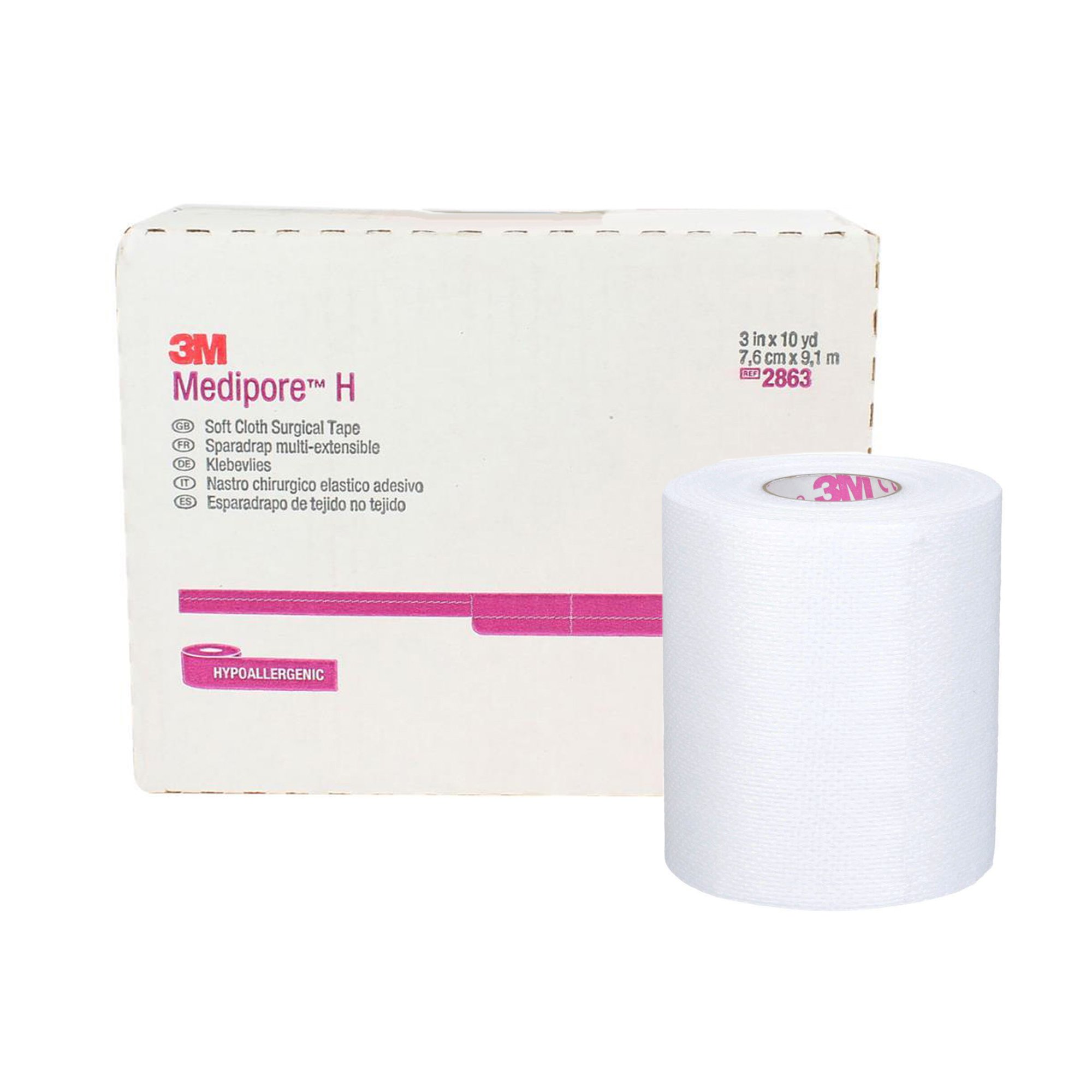 Solventum Corporation - 2863 3M™ Medipore™ H Cloth Medical Tape