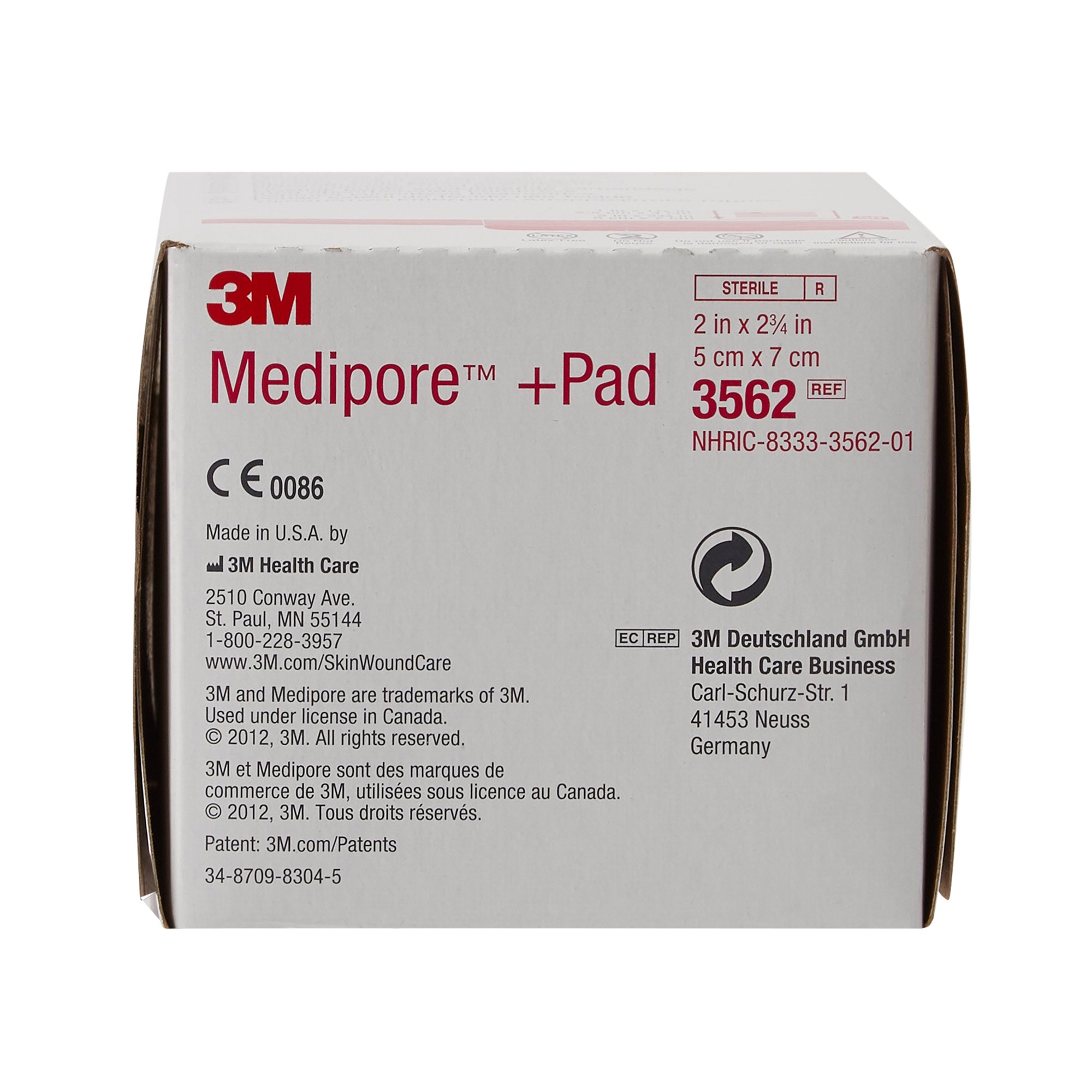 Solventum Corporation - 3562 3M™ Medipore™ Sterile Adhesive Dressings