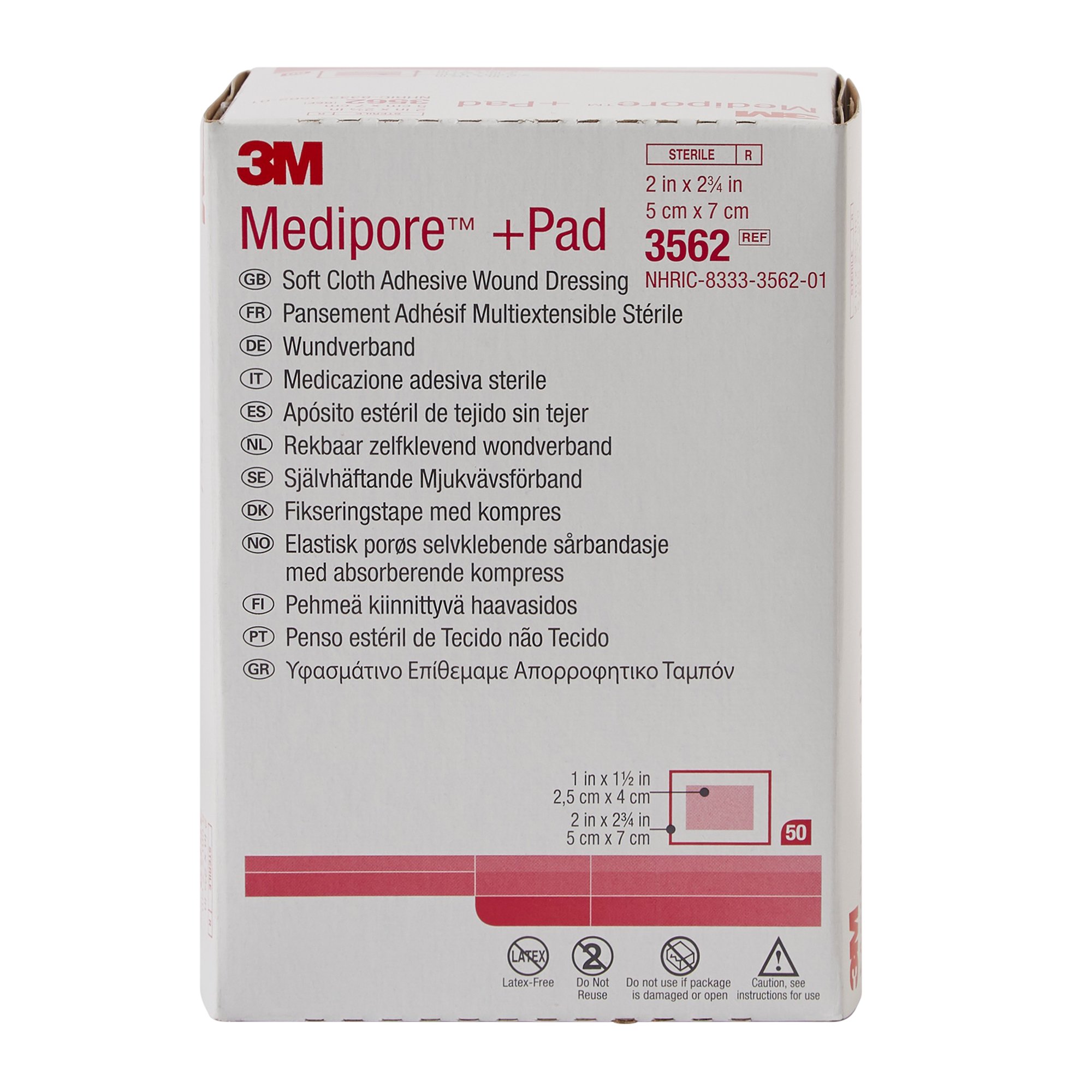 Solventum Corporation - 3562 3M™ Medipore™ Sterile Adhesive Dressings