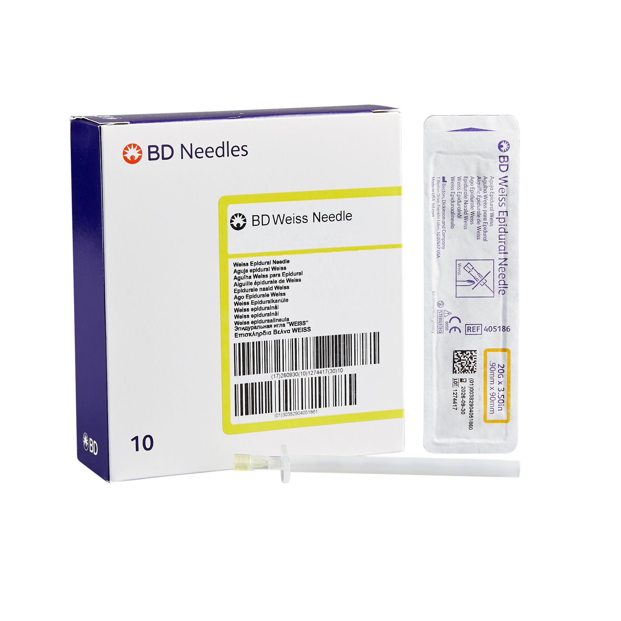 BD - 405186 Perisafe™ Epidural Needle