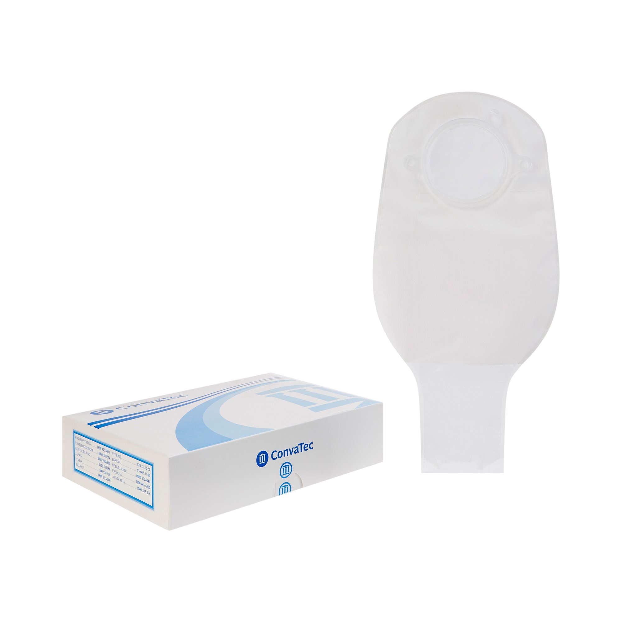 ConvaTec - 401513 Sur-Fit Natura® Two-Piece Transparent Colostomy Pouch