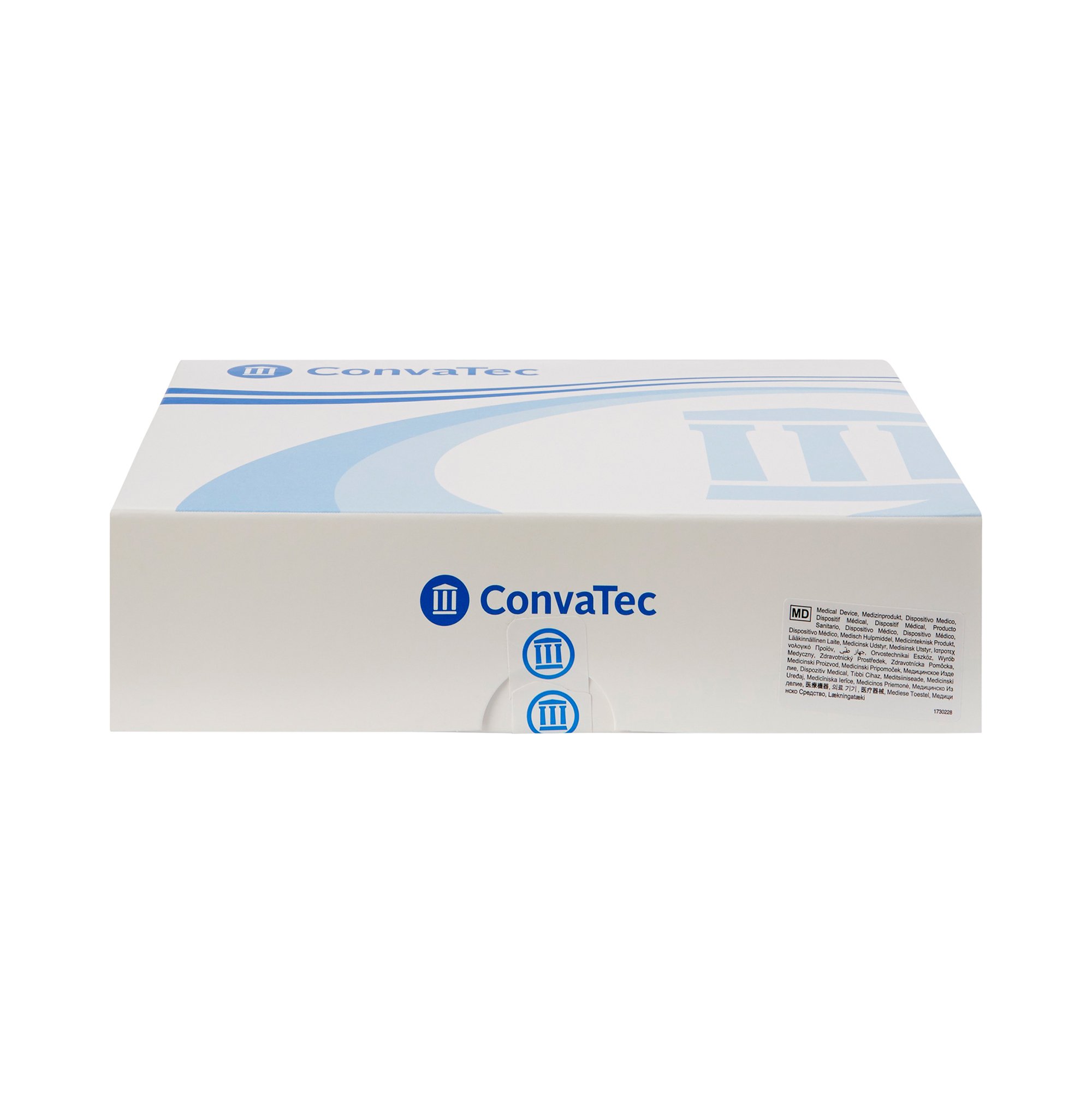 ConvaTec 401514 - Sur-Fit Natura Two-Piece Transparent Colostomy Pouch, Vinyl, 2¾ Inch Flange - 10/Box