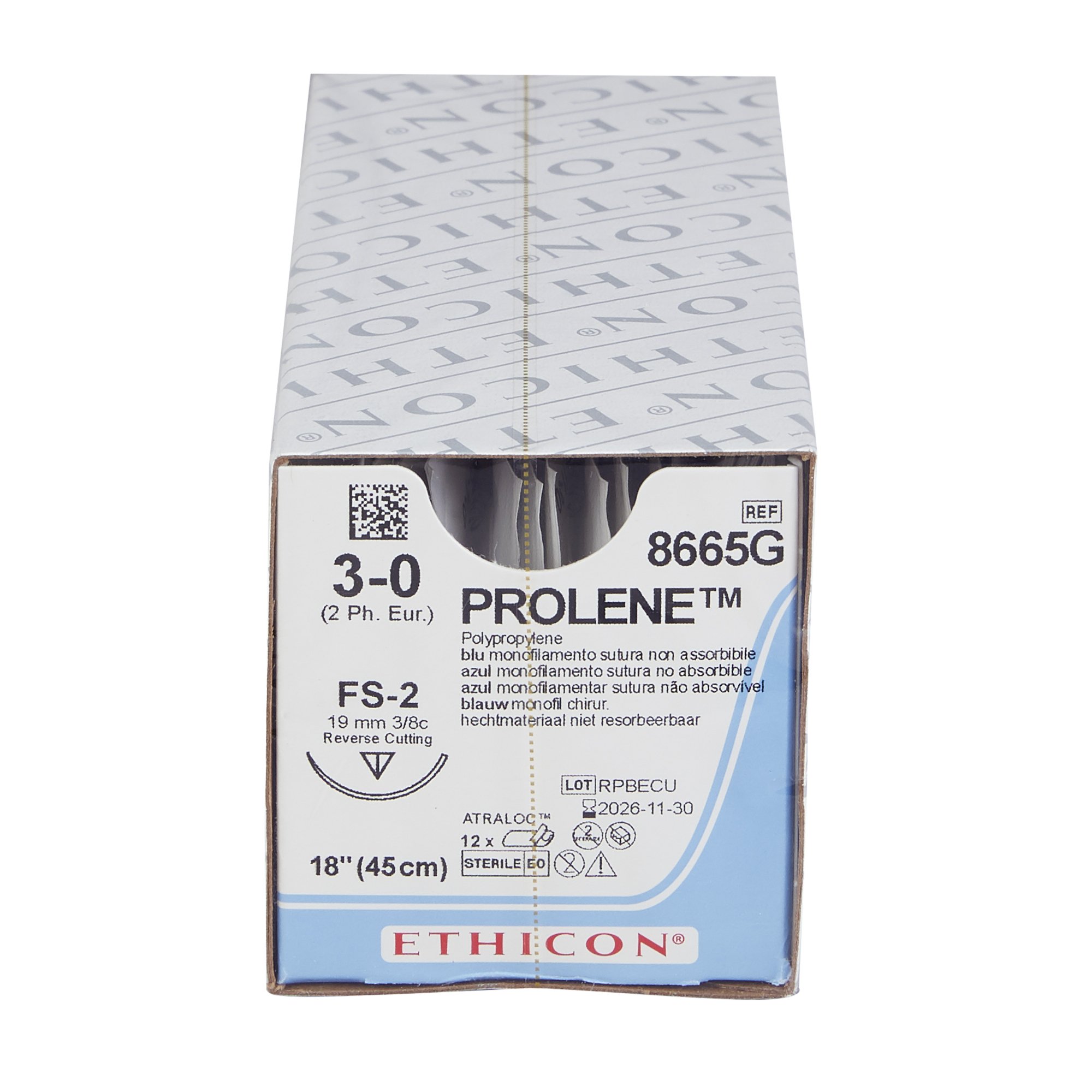 J & J Healthcare Systems - 8665G Prolene™ Suture with Needle