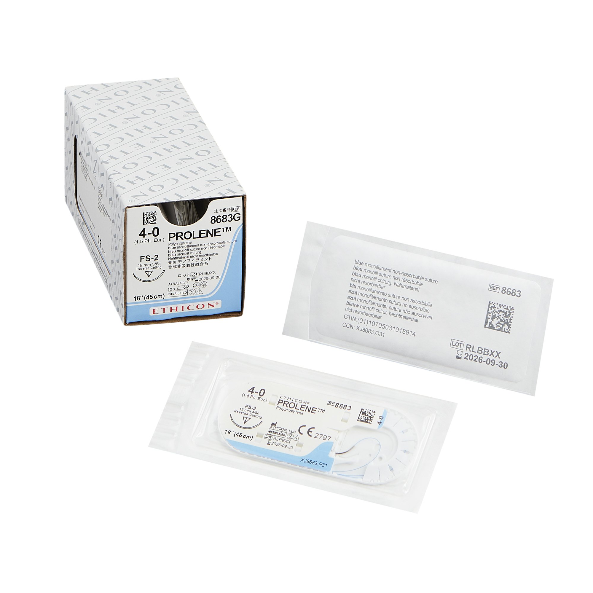 J & J Healthcare Systems - 8683G Prolene™ Suture with Needle