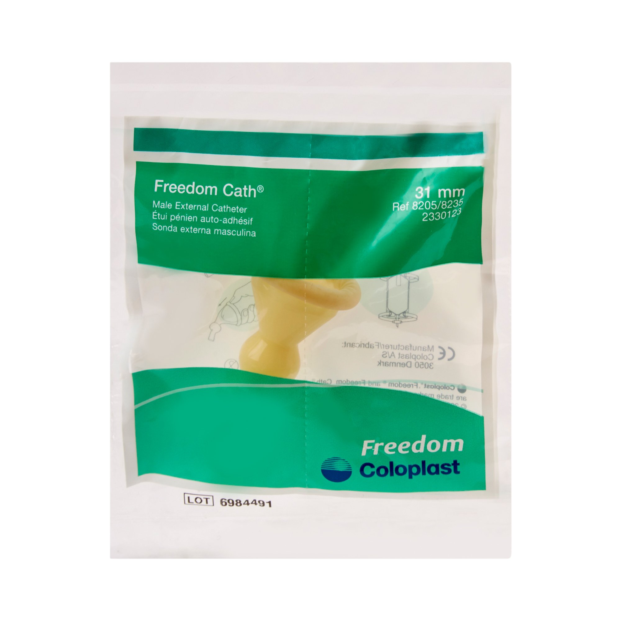Coloplast - 8205 Freedom Cath® Clear Male External Catheter