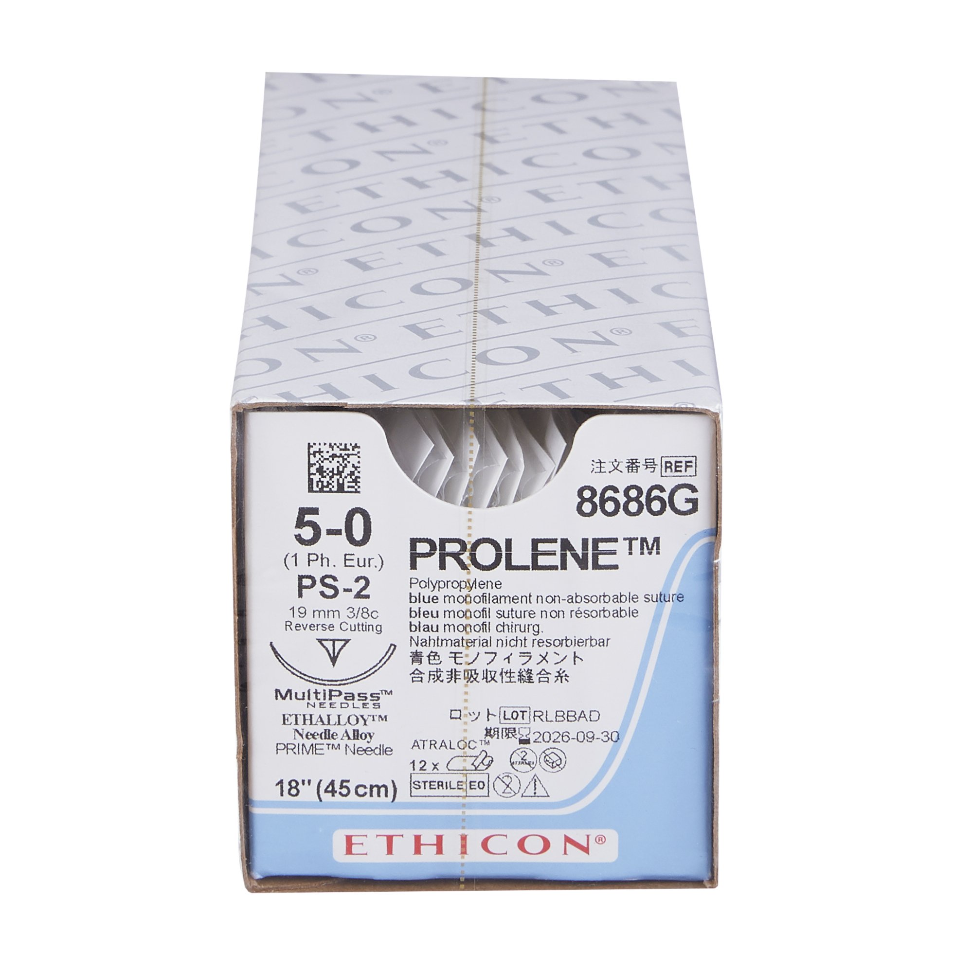 J & J Healthcare Systems - 8686G Prolene™ Suture with Needle