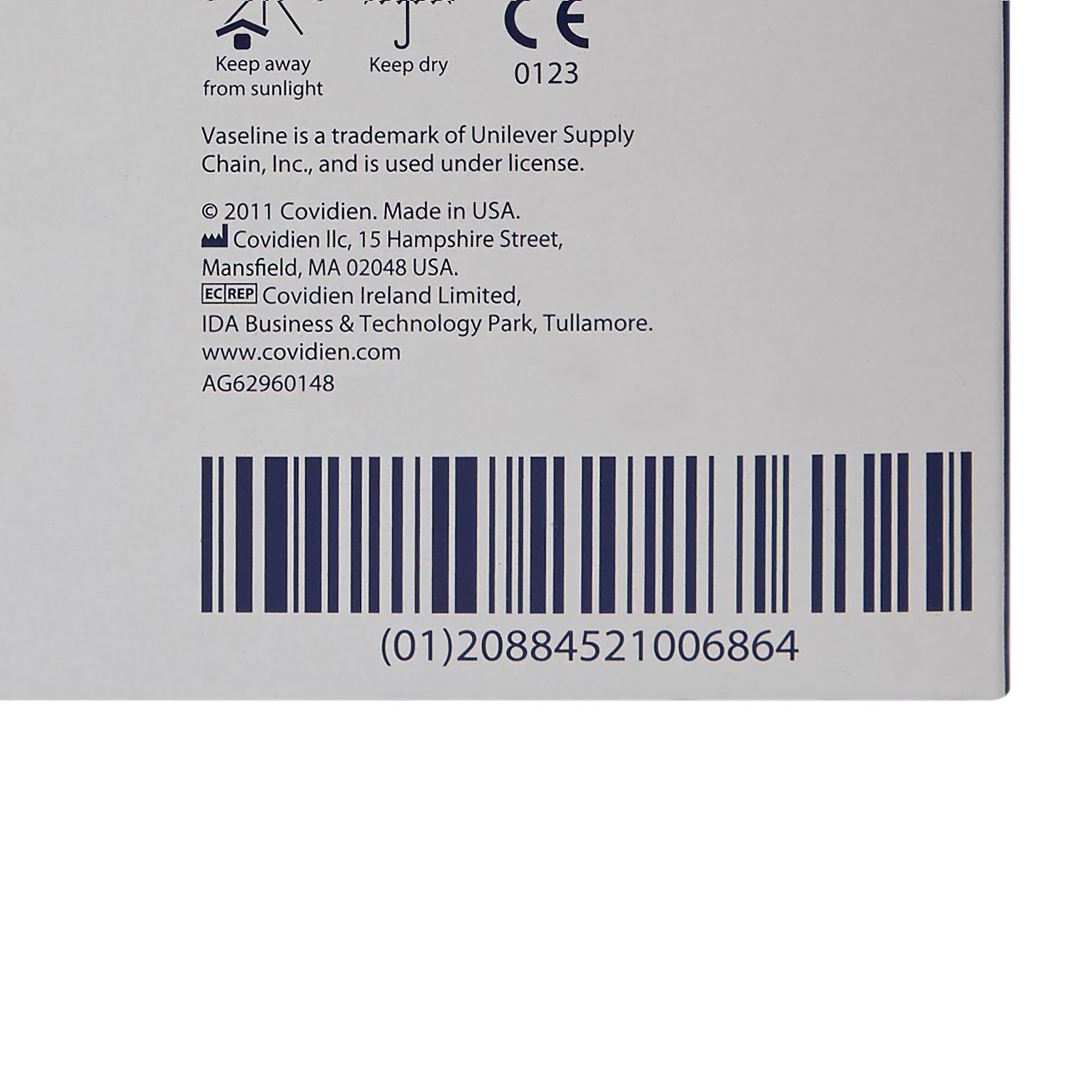 Cardinal 8884433200 - Vaseline® Petroleum Jelly - 144/Box, 576/Case