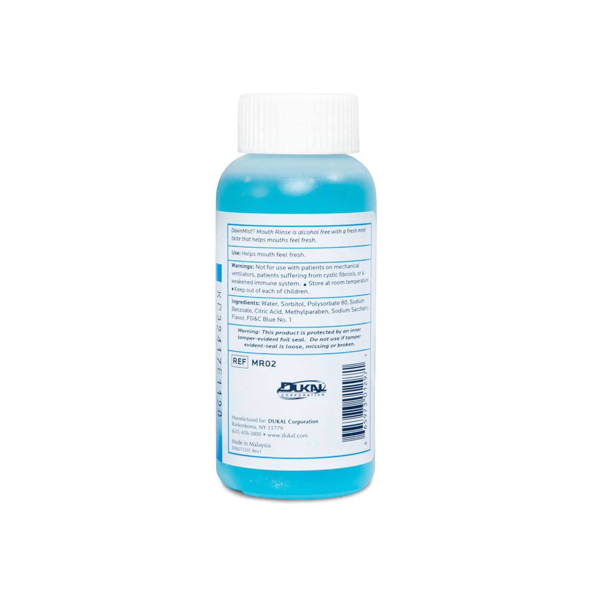 Donovan Industries MR02 - DawnMist® Mouth Rinse, Fresh Mint Flavor, 2-ounce Bottle - 144/Case