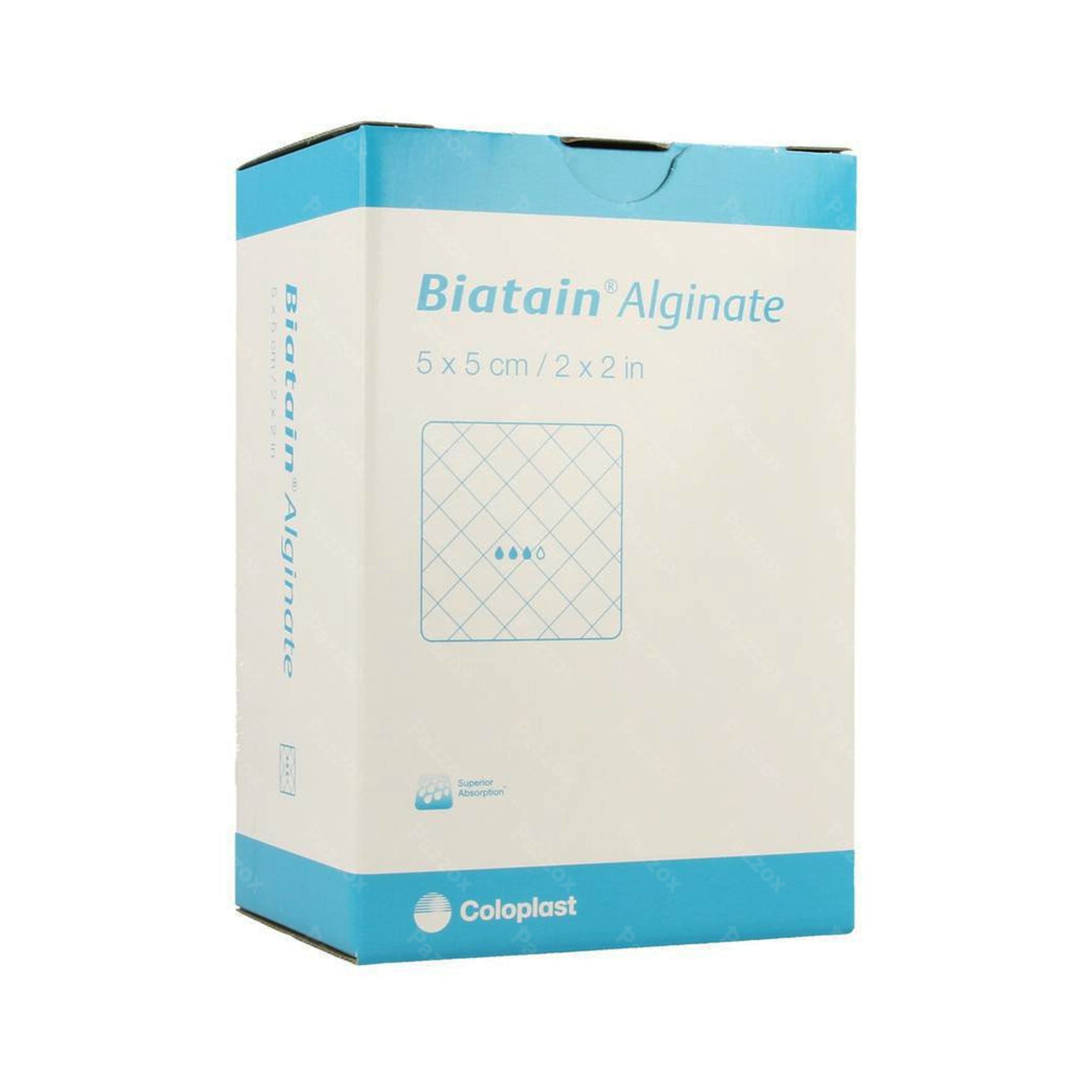 Coloplast 3705 - Biatain® Calcium Alginate Dressing, 2 x 2 inch - 1/Each, 30/Box