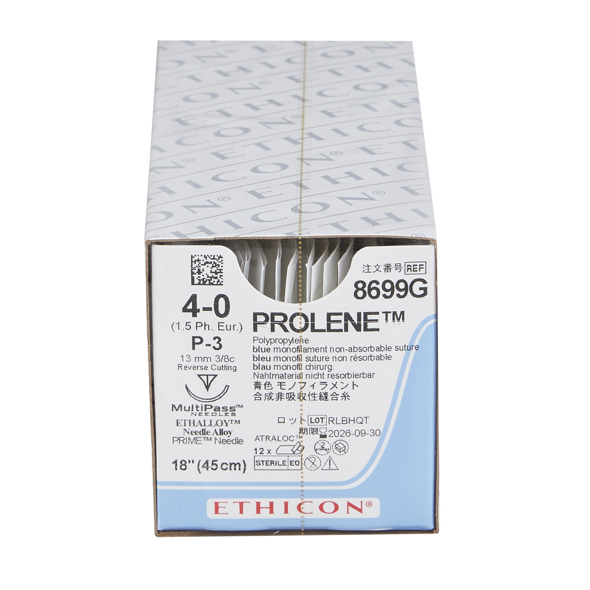 J & J Healthcare Systems - 8699G Prolene™ Suture with Needle