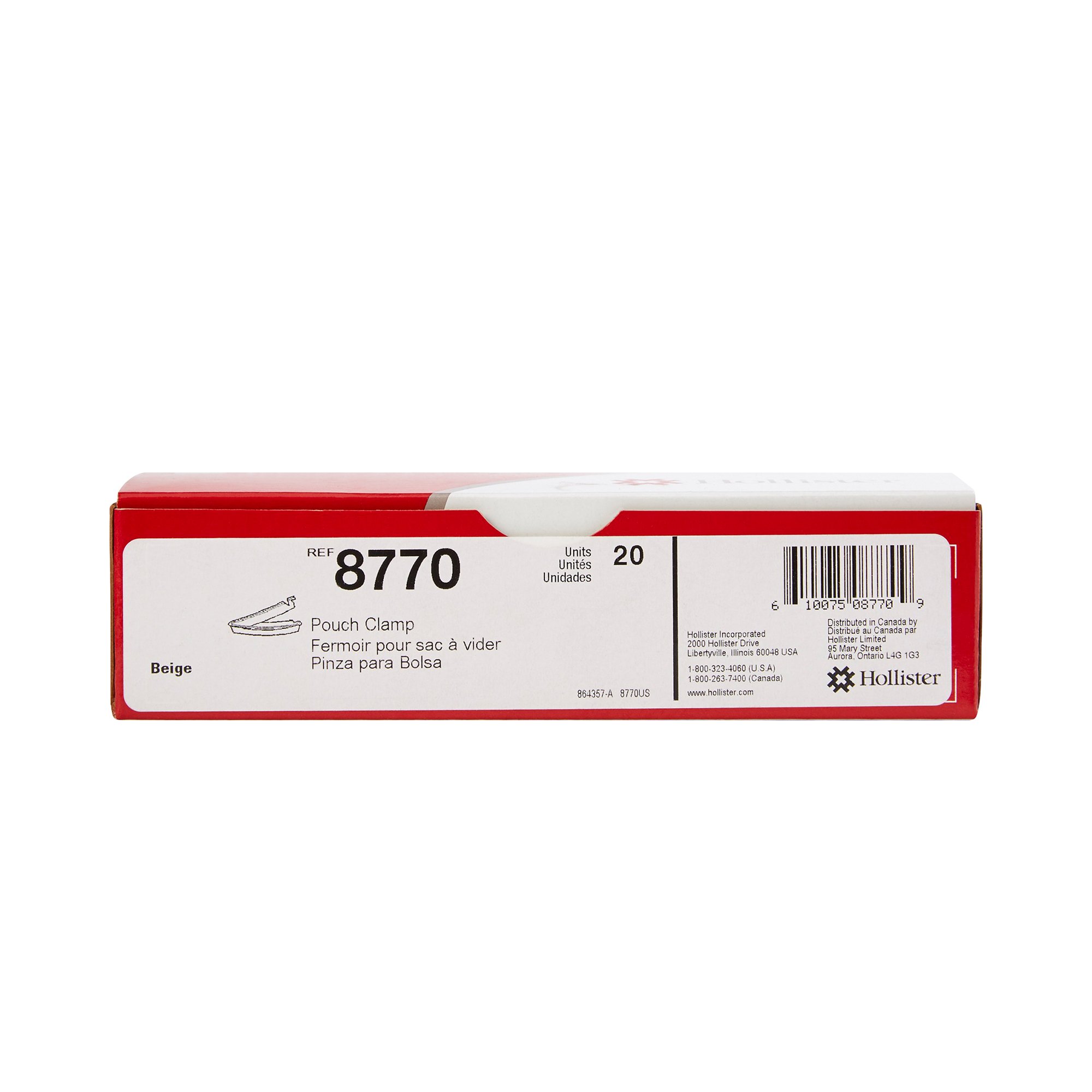 Hollister - 8770 Hollister Drainable Pouch Clamp