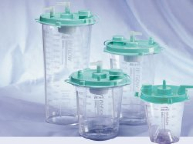 Bemis Healthcare 3025 055 - Hi-Flow™ Rigid Suction Canister for use with Bemis Quick-Drain™ Systems, 3000 mL - 1/Each, 36/Case