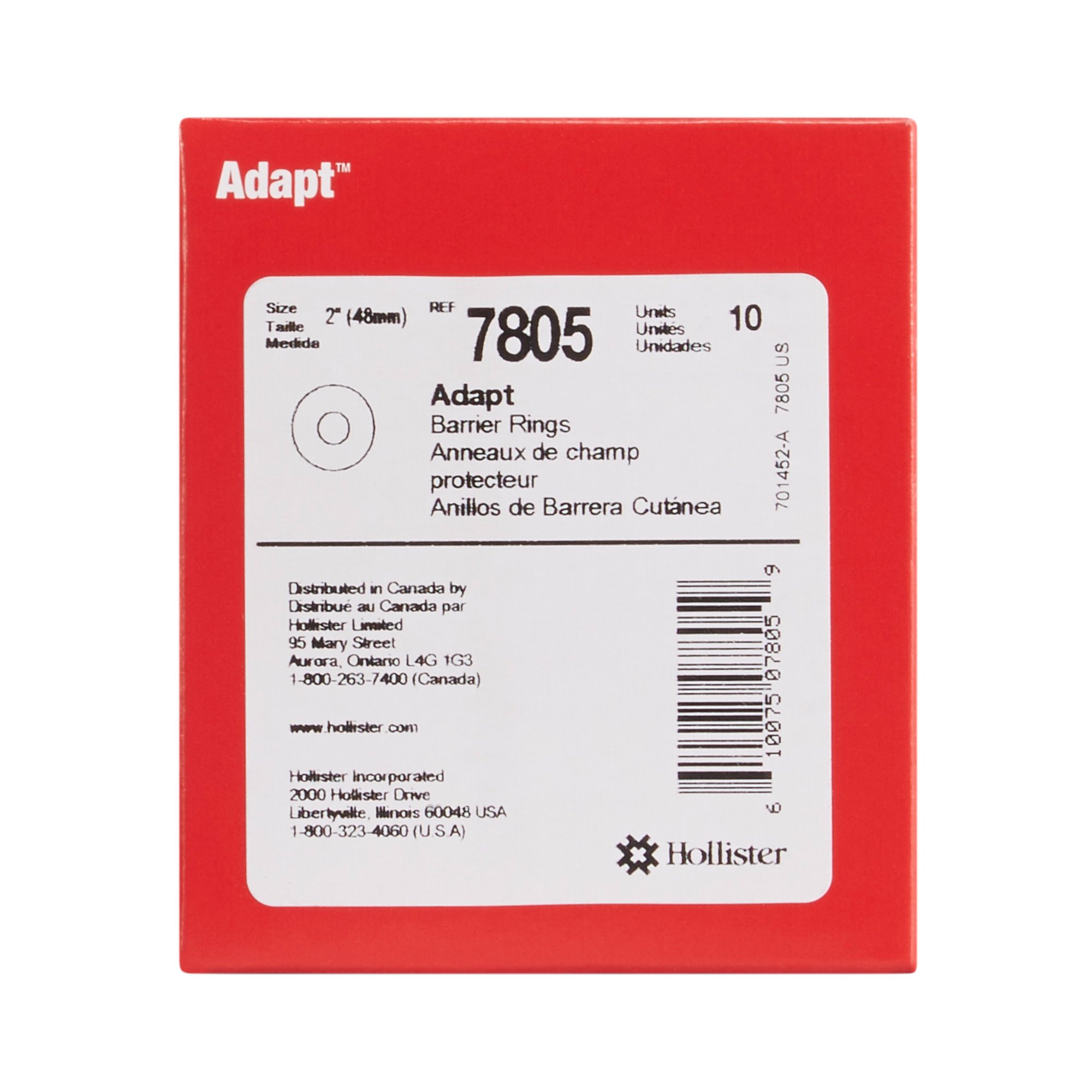 Hollister - 7805 SoftFlex Colostomy Barrier With 13/16 Inch Stoma Opening
