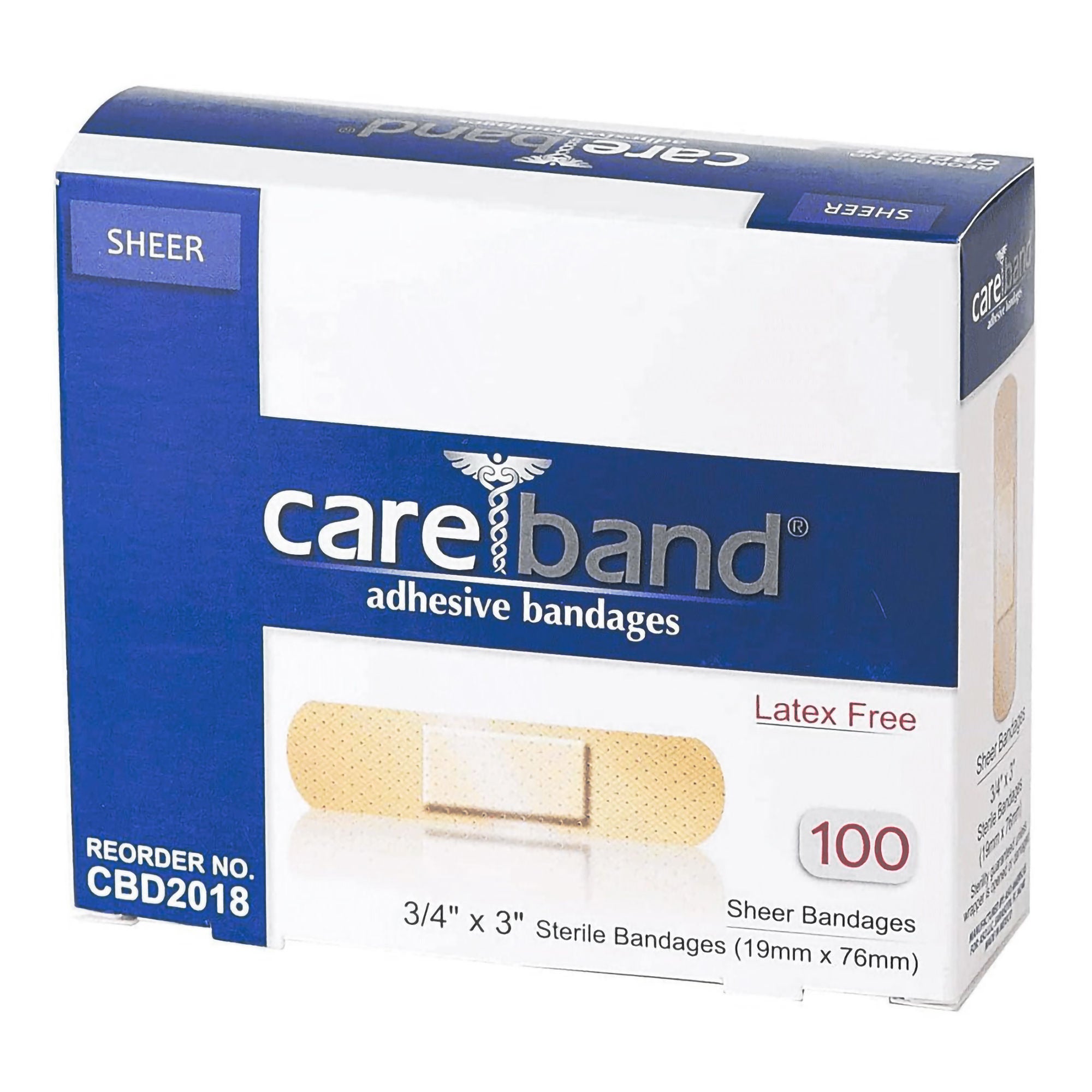 ASO LLC - CBD2018-012-000 Careband™ Sheer Adhesive Strip