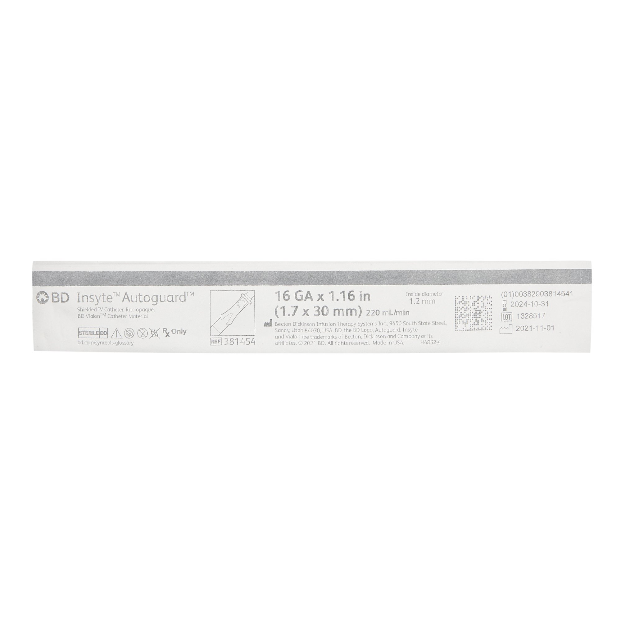 BD - 381454 Insyte-N™ Peripheral IV Catheter