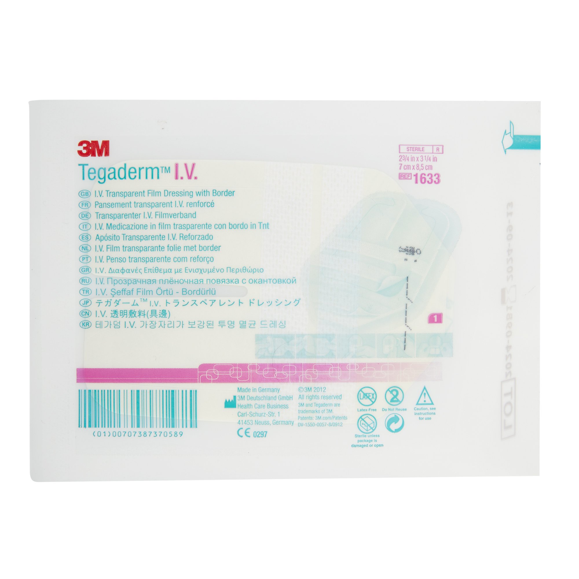 3M Tegaderm IV Dressing 1633 by Solventum