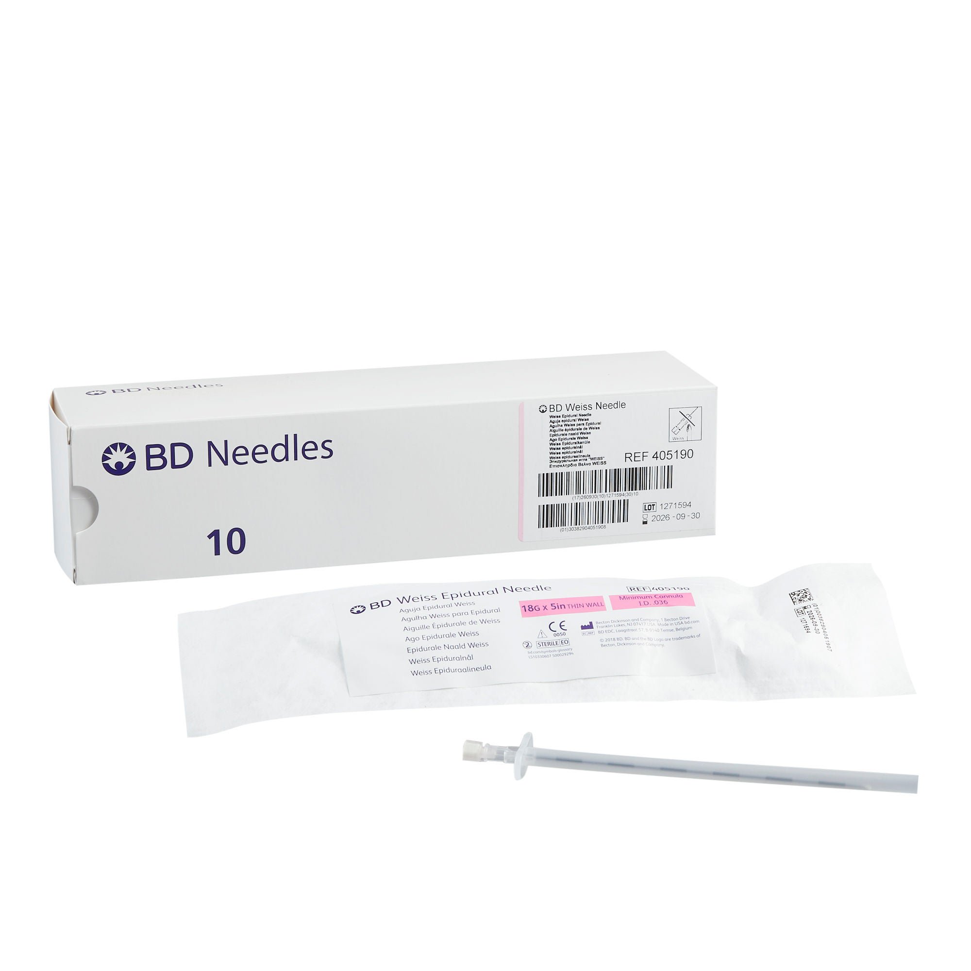 BD - 405190 Perisafe™ Epidural Needle