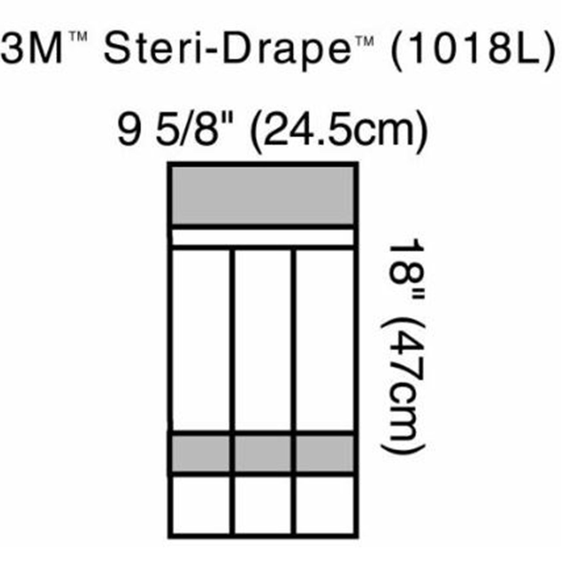 Solventum Corporation - 1018L 3M™ Steri-Drape™ Sterile Instrument Pocket Drape