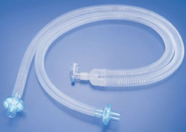 ICU Medical FKA Smiths Medical - 450904-SG Anesthesia Breathing Circuit Portex® Expandable Tube 87 Inch Tube Dual Limb Adult 3 Liter Bag Single Patient Use