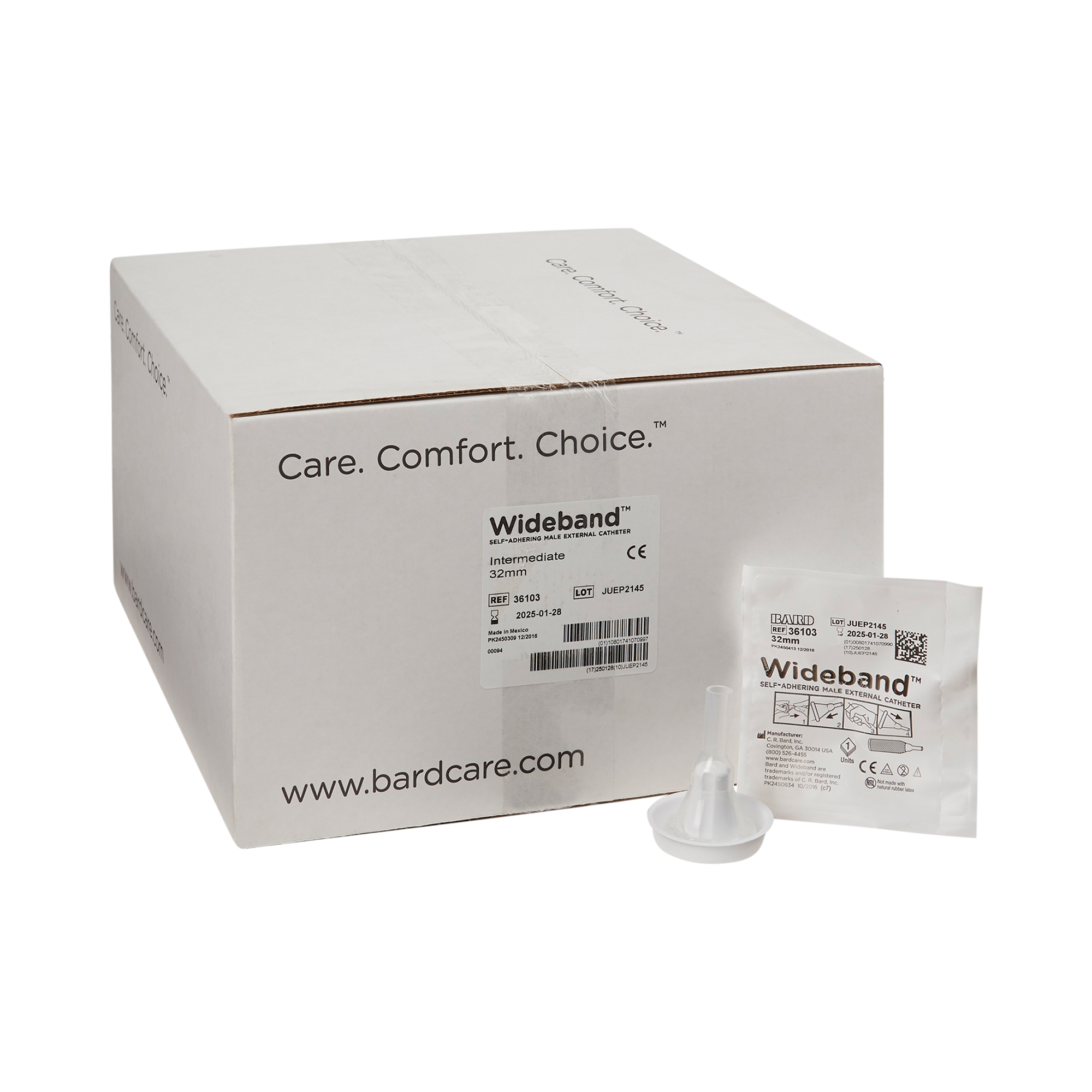 Bard - 36103 Bard Wide Band® Male External Catheter