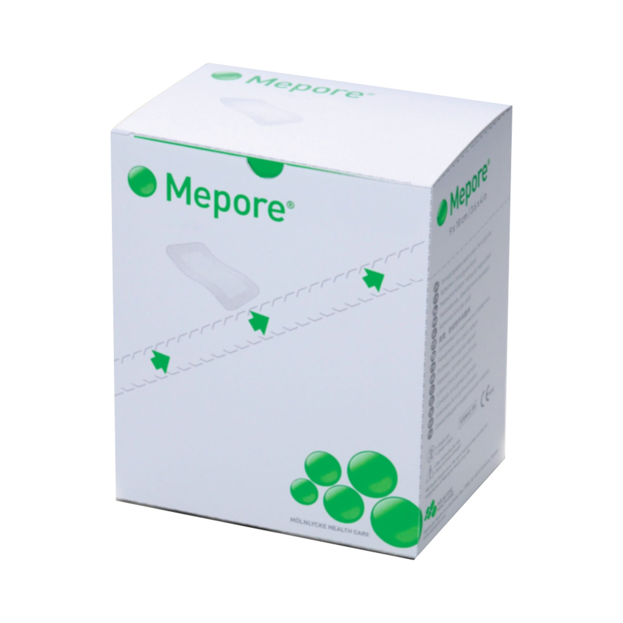 Molnlycke - 671400 Composite Dressing Mepore® 3-1/2 X 14 Inch Rectangle Sterile