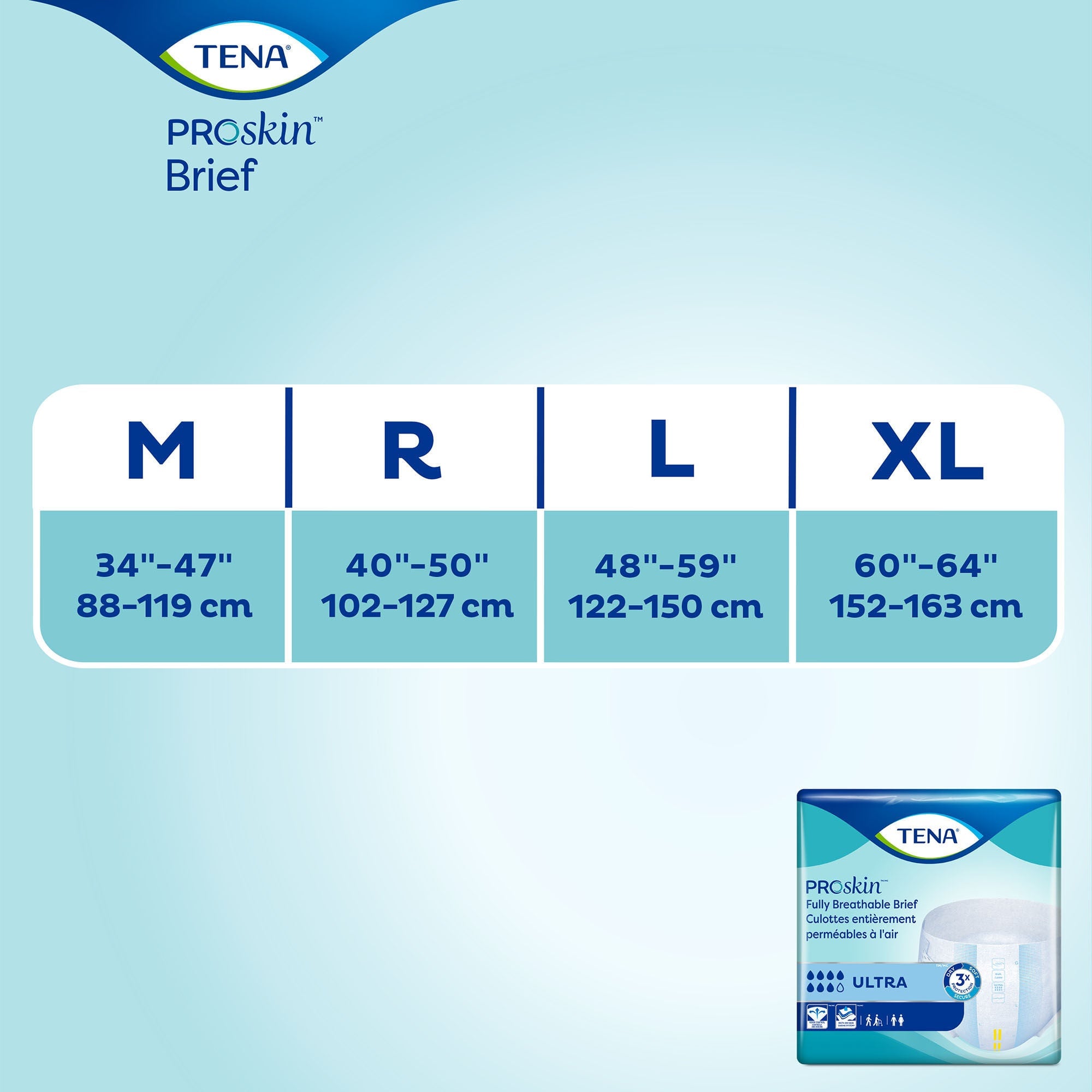 Essity HMS North America Inc - 67200 Incontinence Brief TENA ProSkin™ Ultra Adult Medium Unisex Disposable Heavy Absorbency