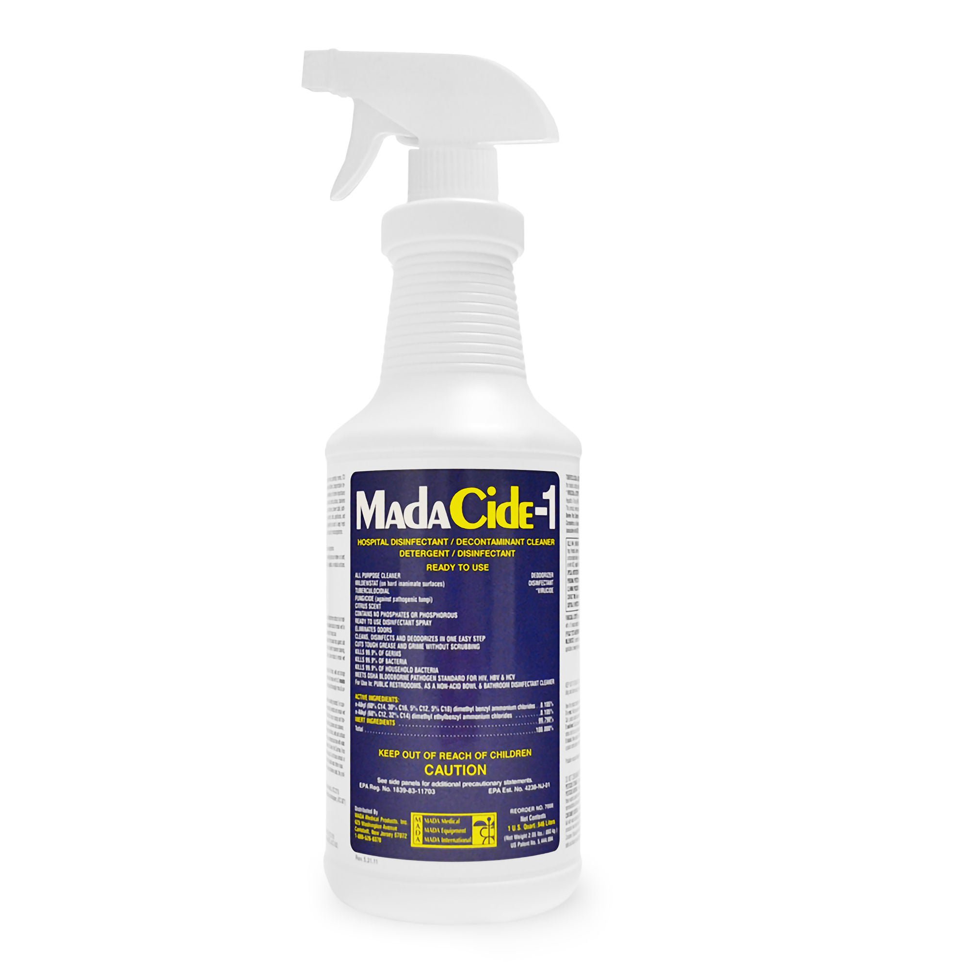 Mada Medical Products - 7008 MadaCide-1® Surface Disinfectant Cleaner