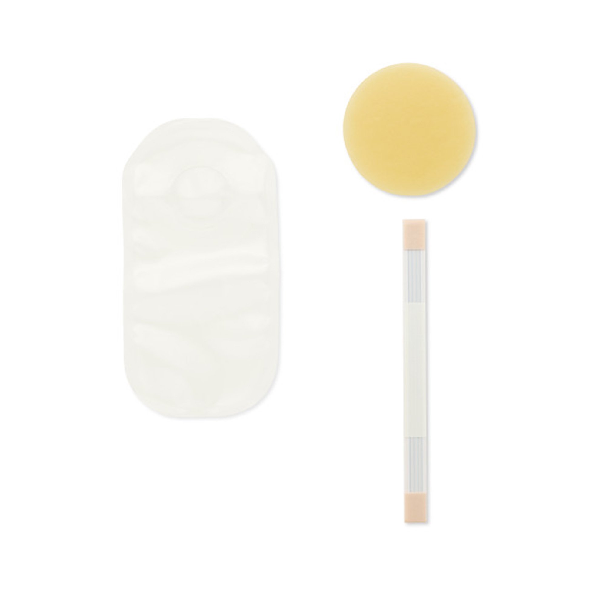 Hollister - 3777 Pouchkins™ One-Piece Transparent Colostomy Pouch for Preemies