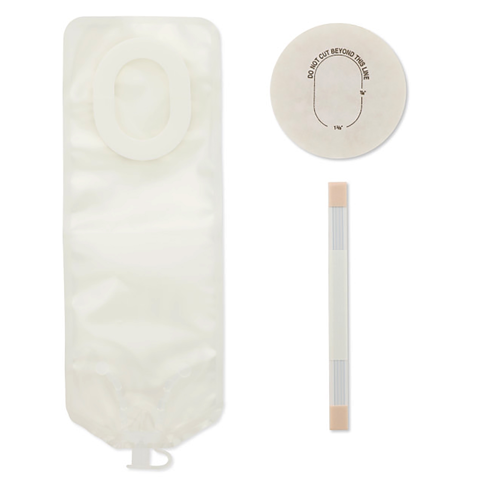 Hollister - 3778 Pouchkins™ 1-Piece Transparent Colostomy Pouch