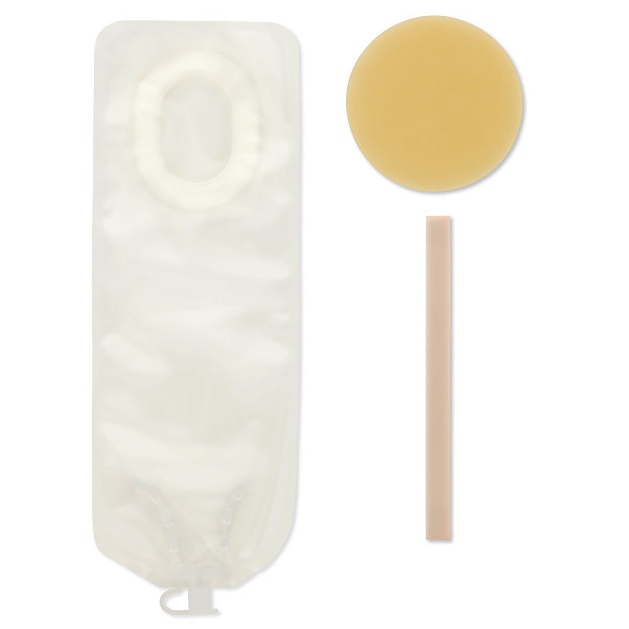 Hollister 3778 - Pouchkins™ 1-Piece Transparent Colostomy Pouch, for Baseplates up to 35 x 22 mm - 15/Box