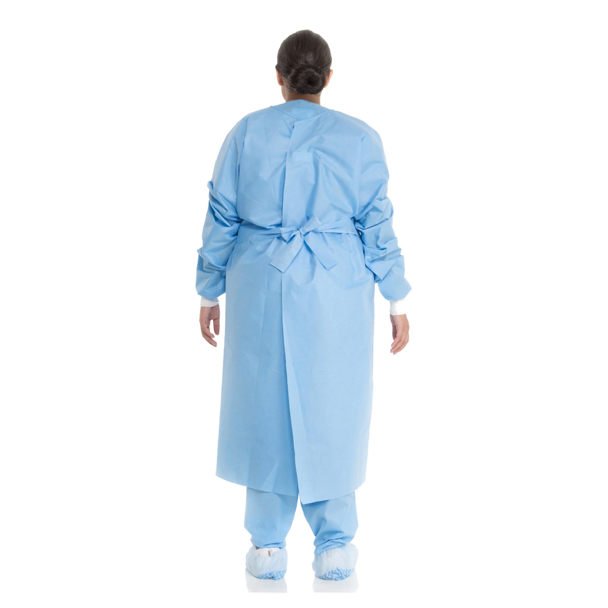 O&M Halyard Inc 69028 - Halyard Protective Procedure Gown with Knit Cuffs - 10/Pack, 60/Case