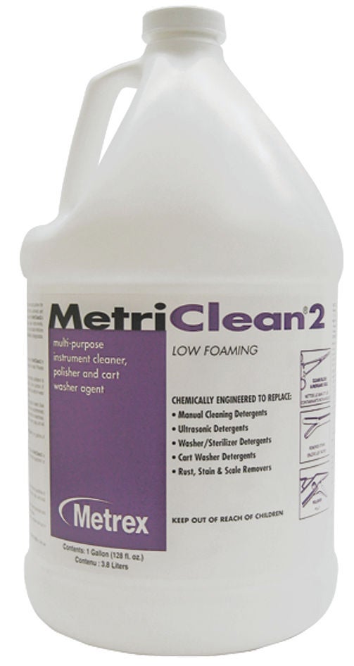 Metrex Research - 10-8100 Instrument Detergent MetriClean® 2 Liquid Concentrate 1 gal. Jug Unscented