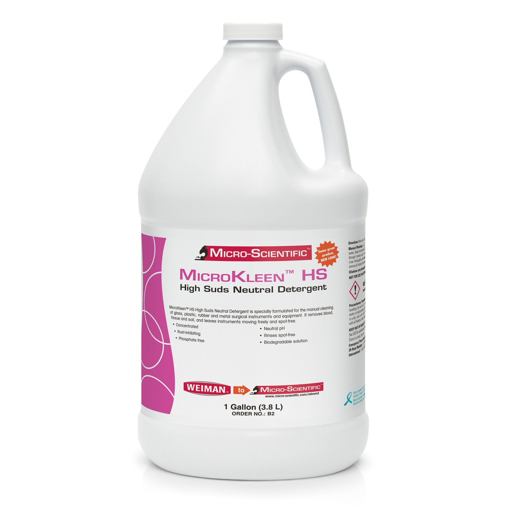 Micro Scientific Industries - B2 MicroKleen™ HS Neutral Instrument Detergent