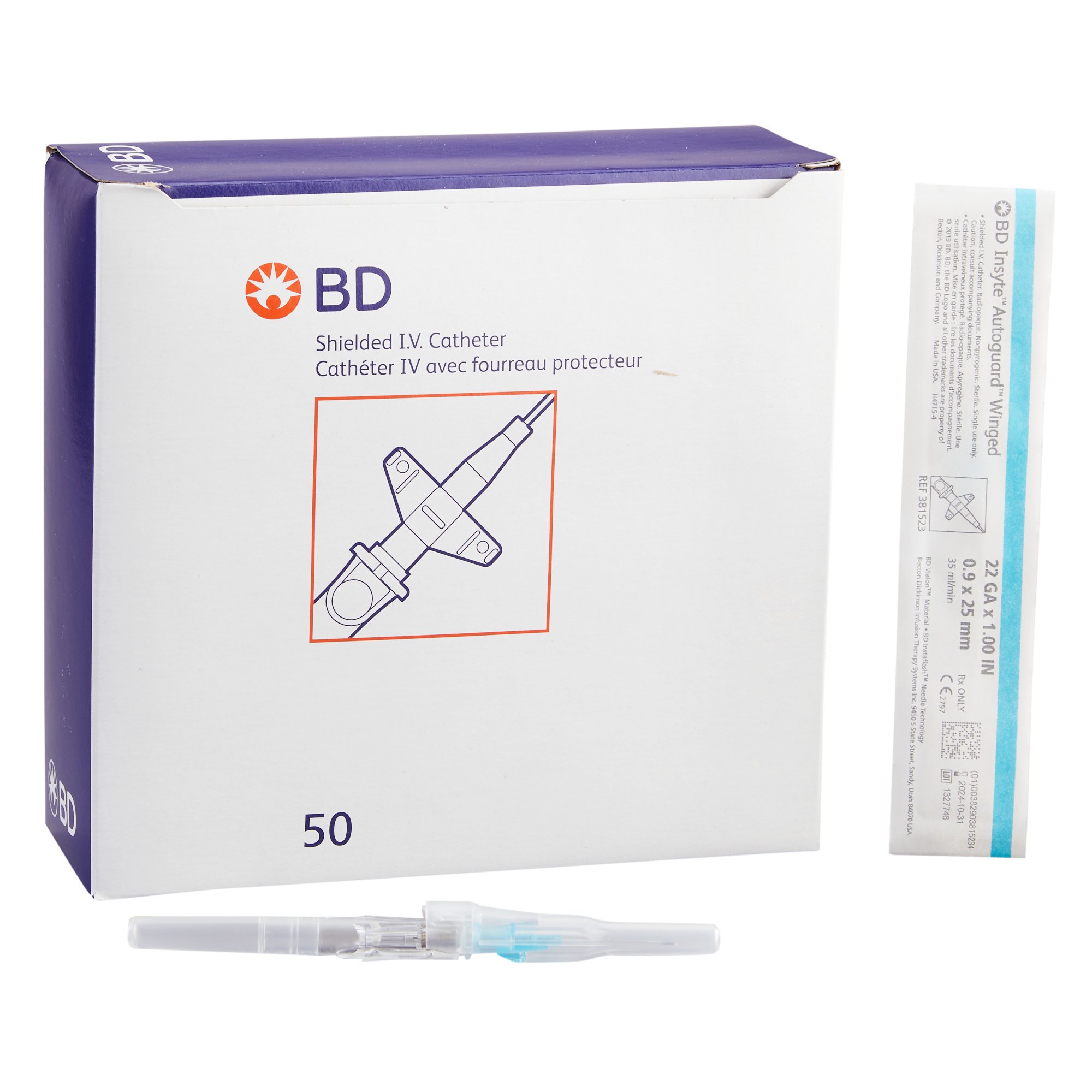 BD - 381523 Insyte™ Autoguard™ Peripheral IV Catheter