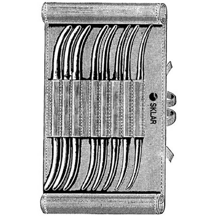Sklar - 90-5250 Uterine Dilator Set Sklar® 13 - 15 Fr. to 41 - 43 Fr. Pratt Stainless Steel NonSterile