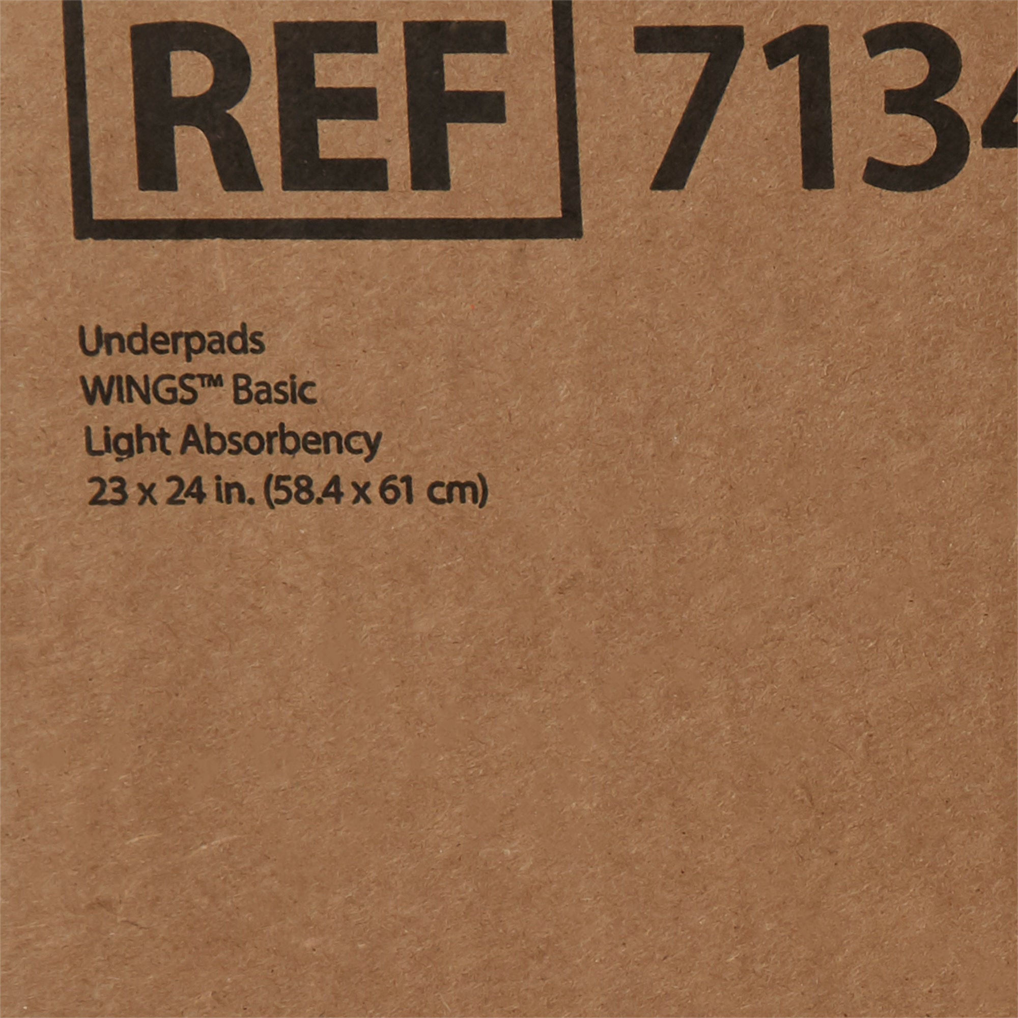 Cardinal - 7134 Disposable Underpad Simplicity™ Basic 23 X 24 Inch Fluff Light Absorbency